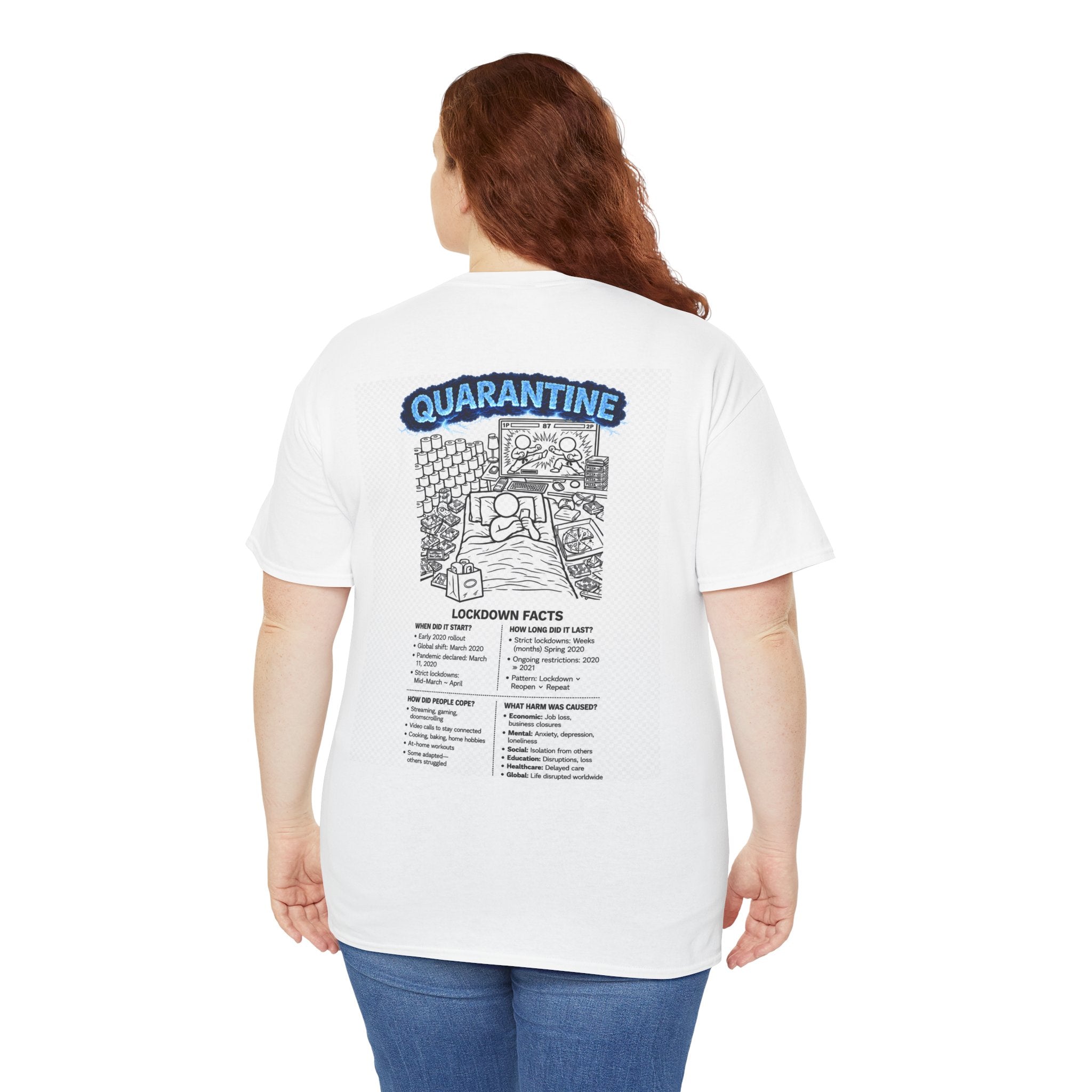 I Survived 2020 — Director's Cut S3:E1 "Quarantine" | Lockdown Edition Documentary Unisex Heavy Cotton Tee
