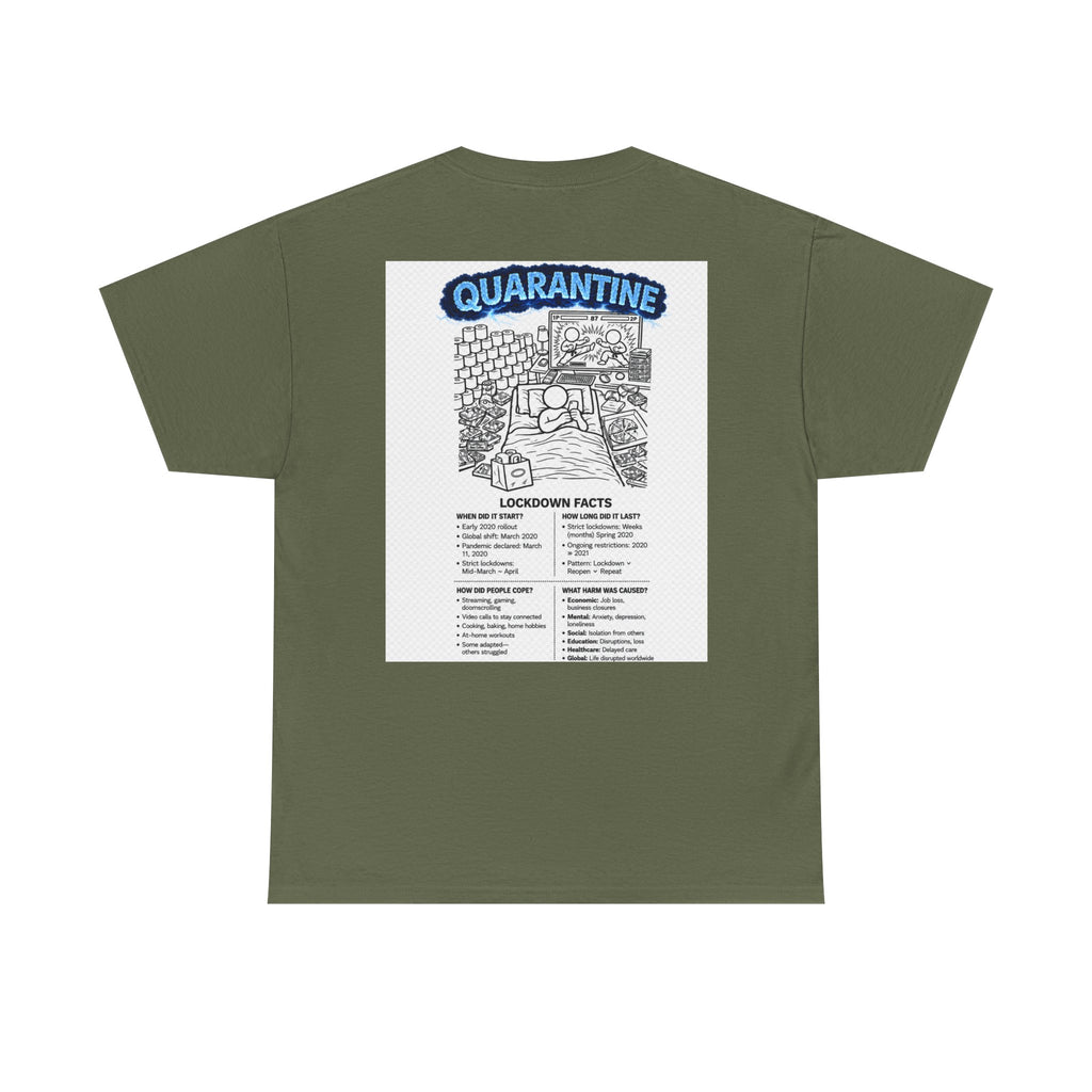 Copy of  I Survived 2020 — S3:E1 "Quarantine" | Lockdown Edition Documentary Unisex Heavy Cotton Tee