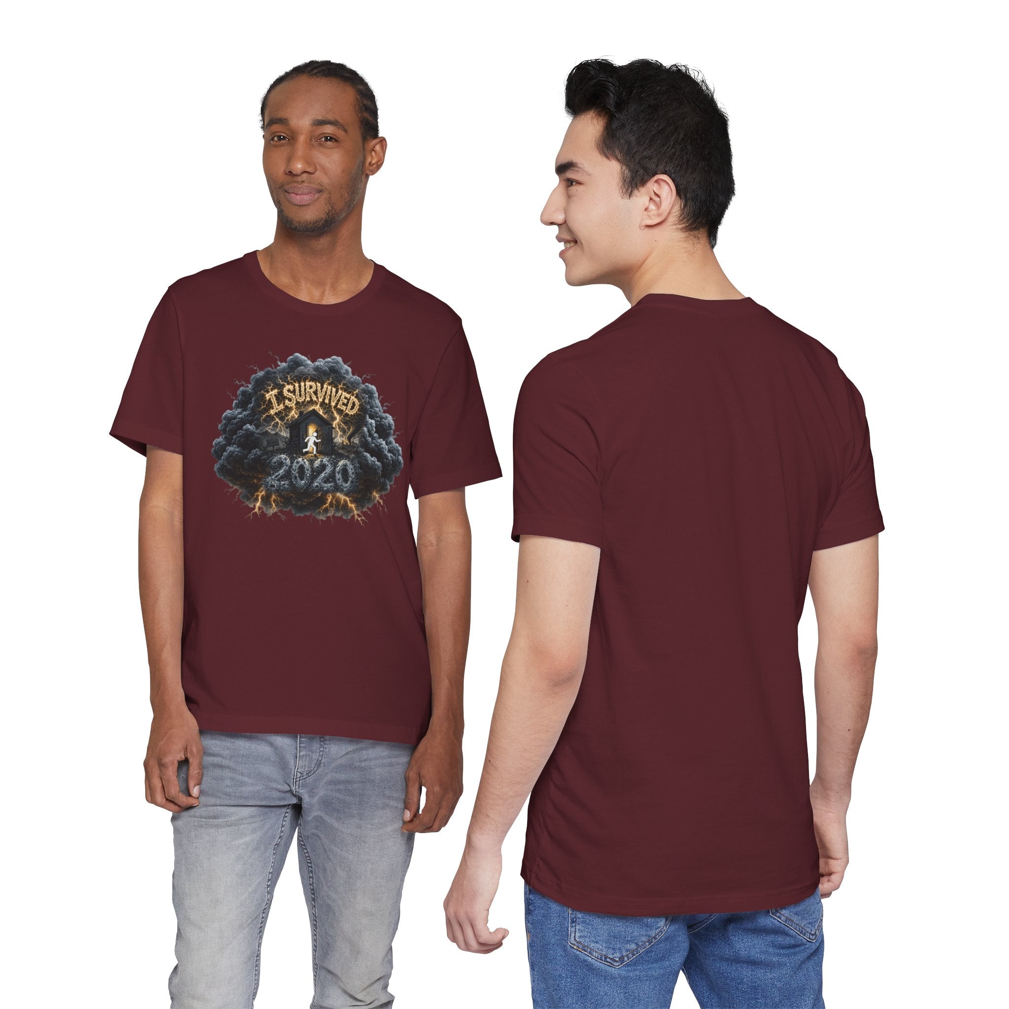 I Survived 2020 — Director's Cut Original Design Teaser Tee | Season 1 Premiere Drop Unisex Jersey Short Sleeve Tee