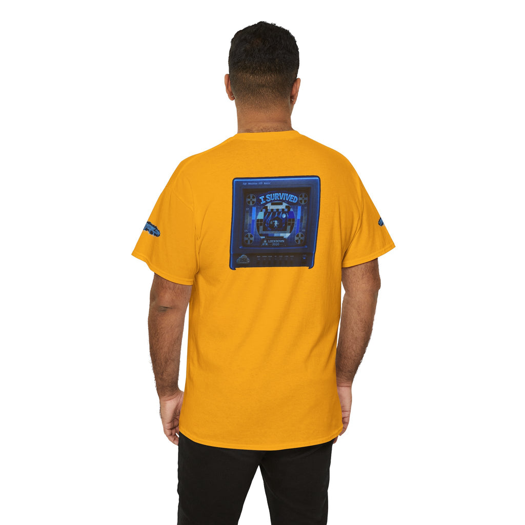I Survived 2020 — "Please Stand By" Test Pattern Tee Lockdown Special Edition Summer Exclusive Unisex Heavy Cotton Tee