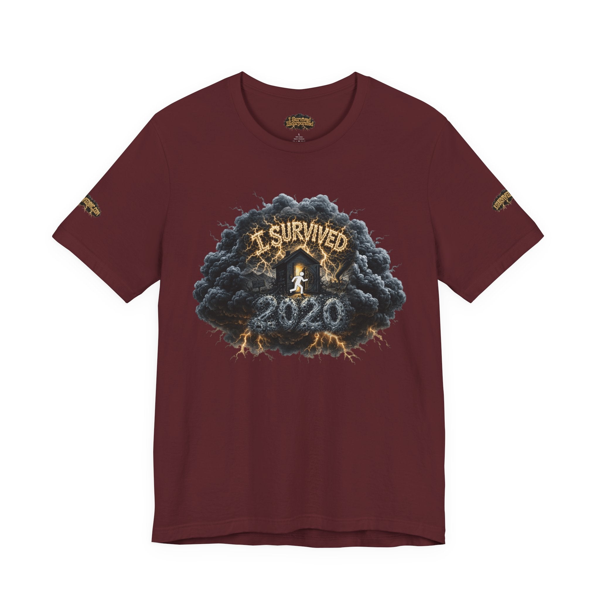 I Survived 2020 — Director's Cut Original Design Teaser Tee | Season 1 Premiere Drop Unisex Jersey Short Sleeve Tee