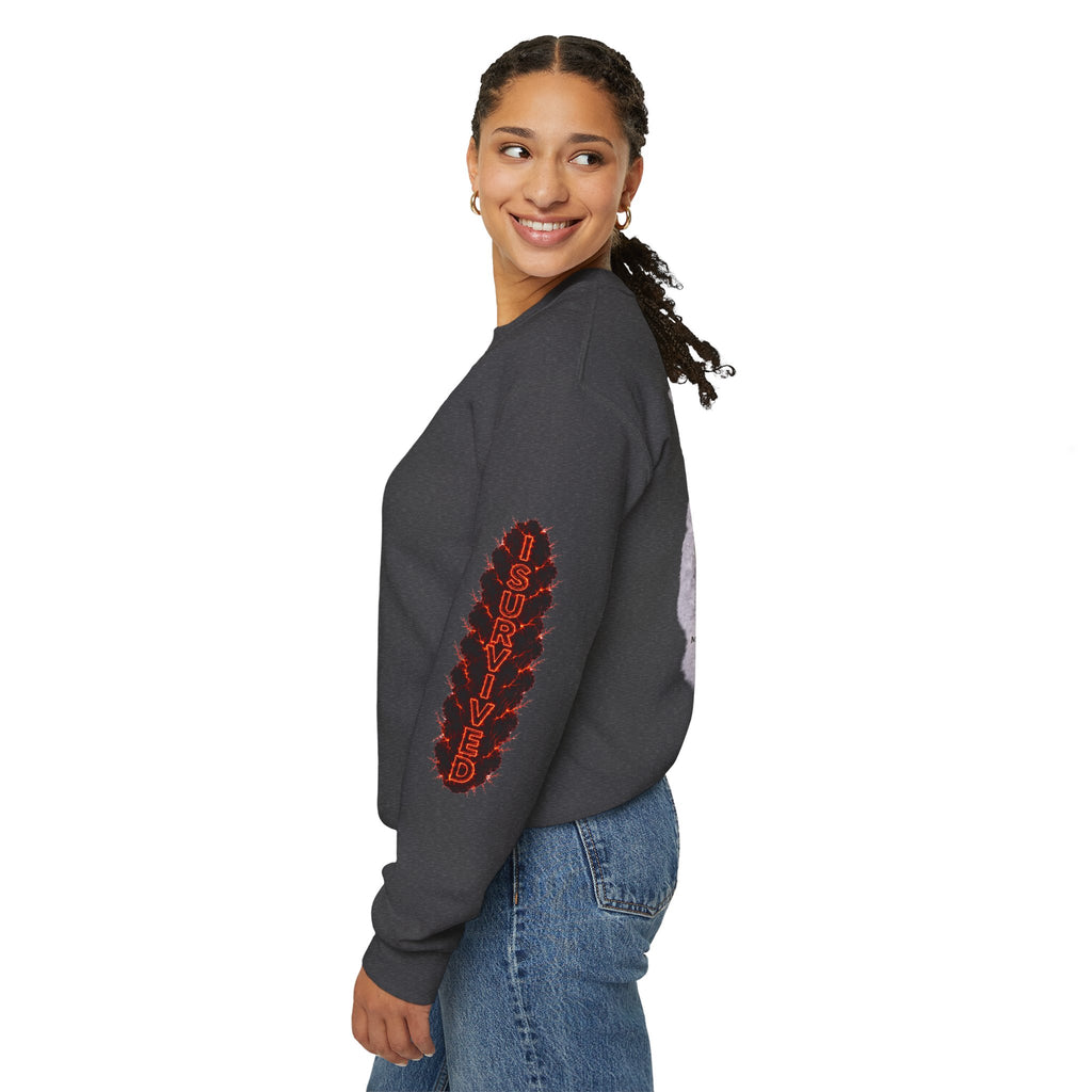 I Survived 2020 — WILDFIRES S2:E3: Director's Cut "The California Wildfires" Memorial Unisex Heavy Blend™ Crewneck Sweatshirt