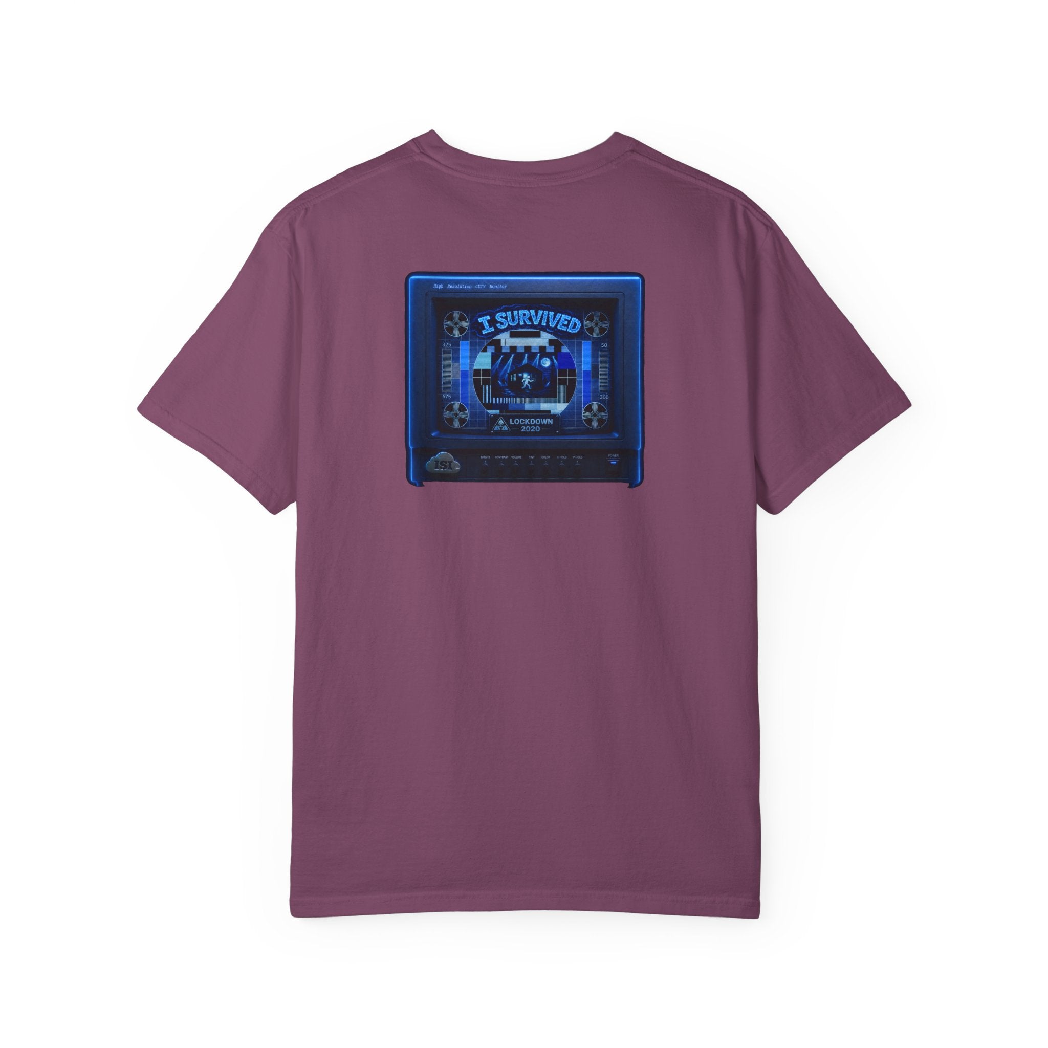 I Survived 2020 — "Please Stand By" Test Pattern Tee Lockdown Special Edition Summer Exclusive Unisex Garment-Dyed T-shirt