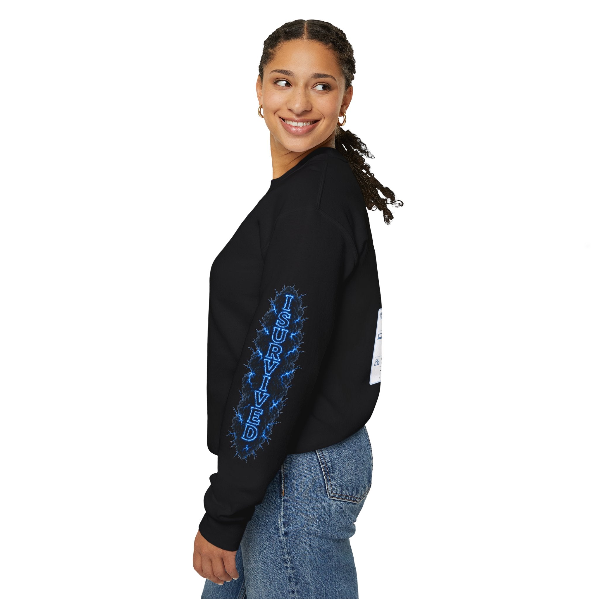 I Survived 2020 — LOCKDOWN S3:E3: Director's Cut Special Edition "Remote Schooling" Unisex Heavy Blend™ Crewneck Sweatshirt