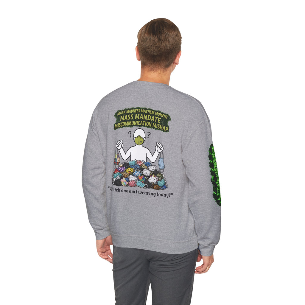 I Survived 2020 — Director's Cut S1:E4 "Mask Madness Mayhem Moment" | Pandemic Edition Unisex Heavy Blend™ Crewneck Sweatshirt