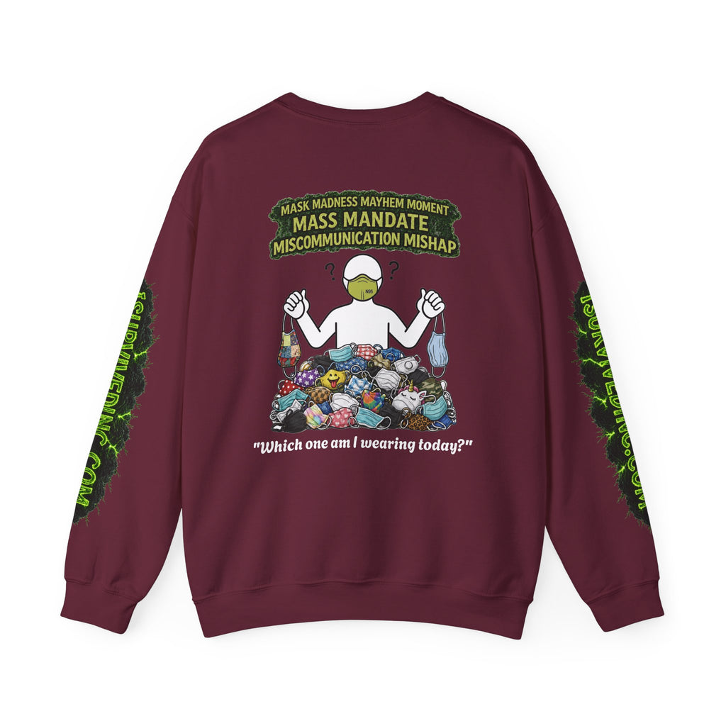 I Survived 2020 — S1:E4 "Mask Madness Mayhem Moment" | Pandemic Edition Unisex Heavy Blend™ Crewneck Sweatshirt