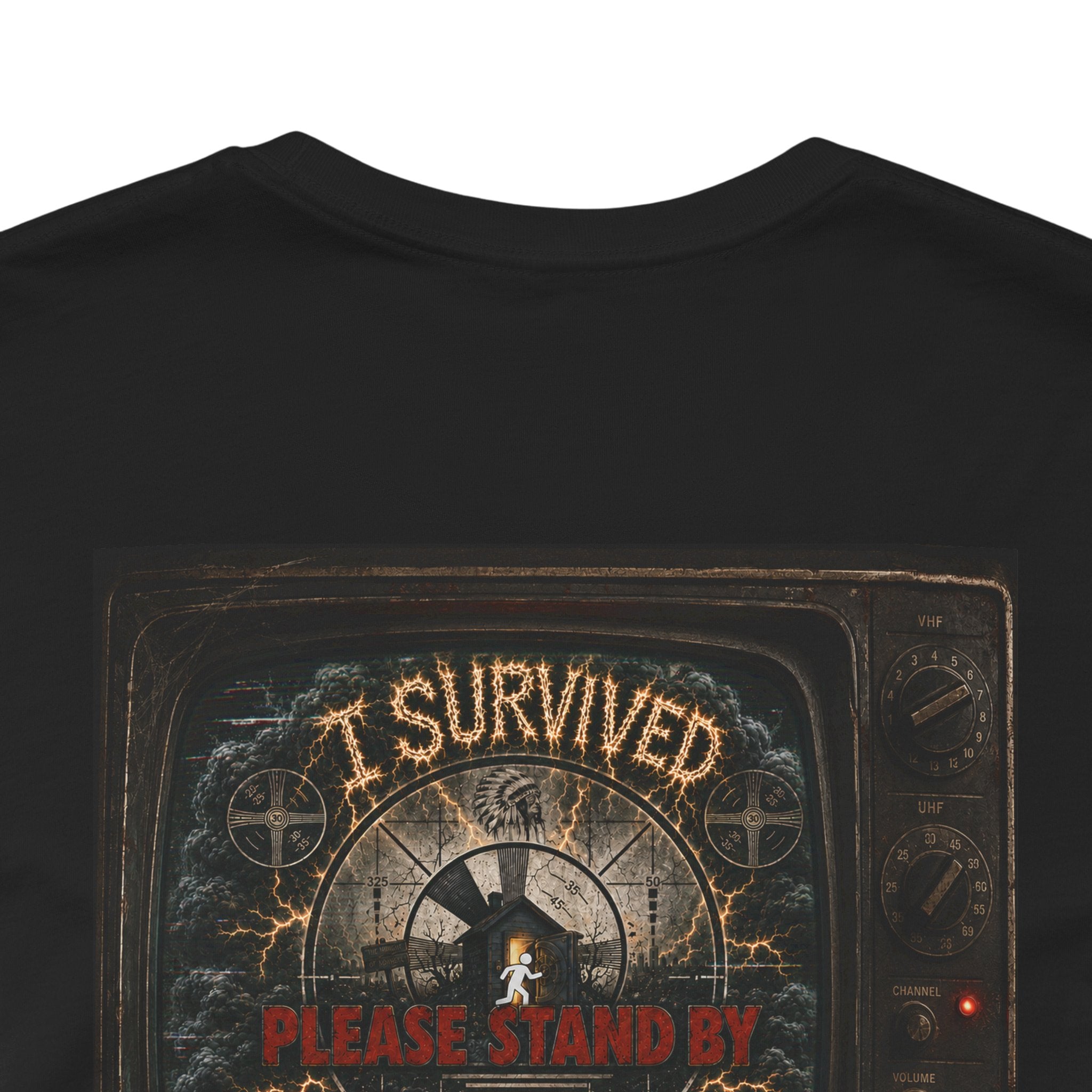 I Survived 2020 — "Please Stand By" Test Pattern Tee Summer Premier Unisex Jersey Short Sleeve Tee