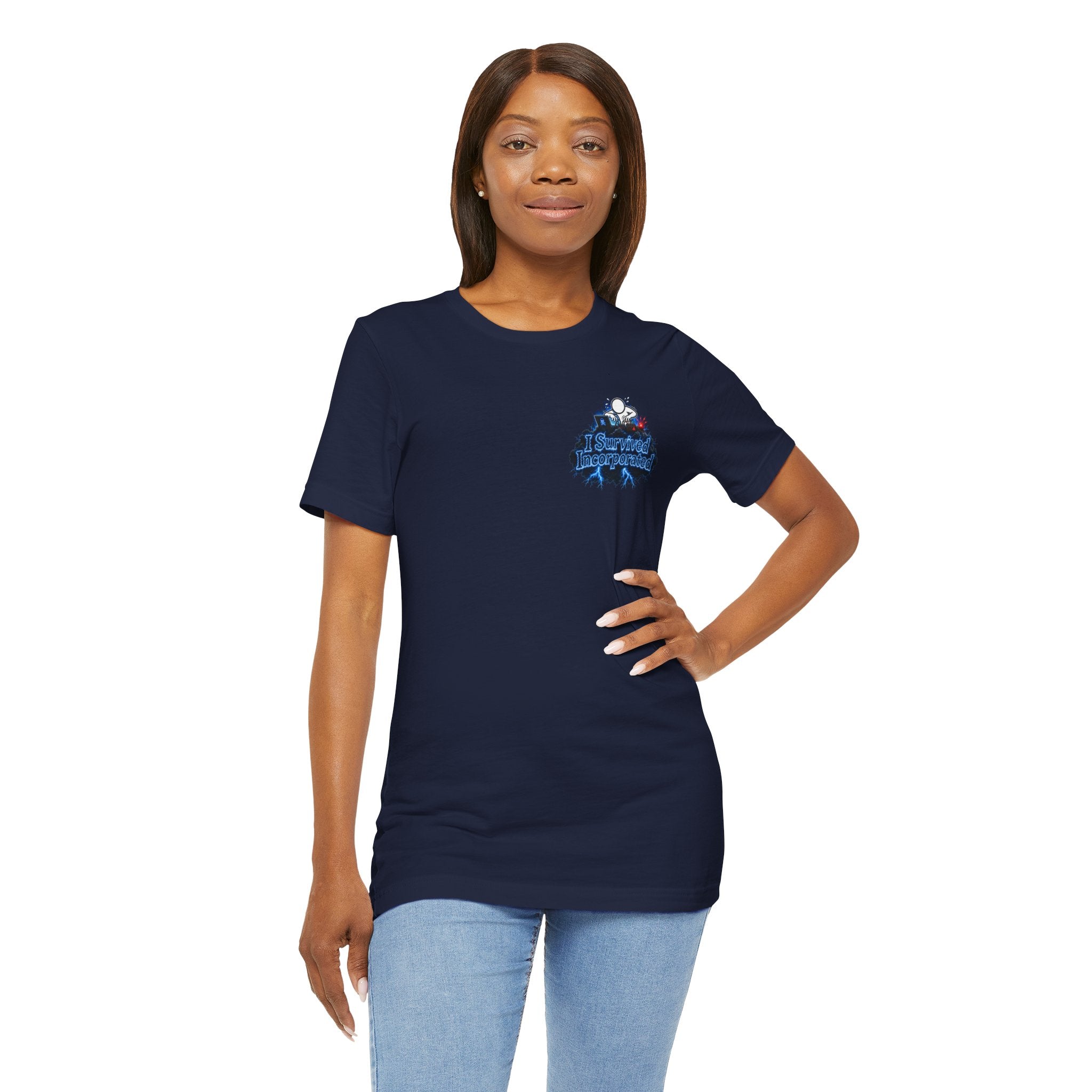 I Survived 2020 — "Please Stand By" Test Pattern Tee Lockdown Summer Exclusive Unisex Jersey Short Sleeve Tee