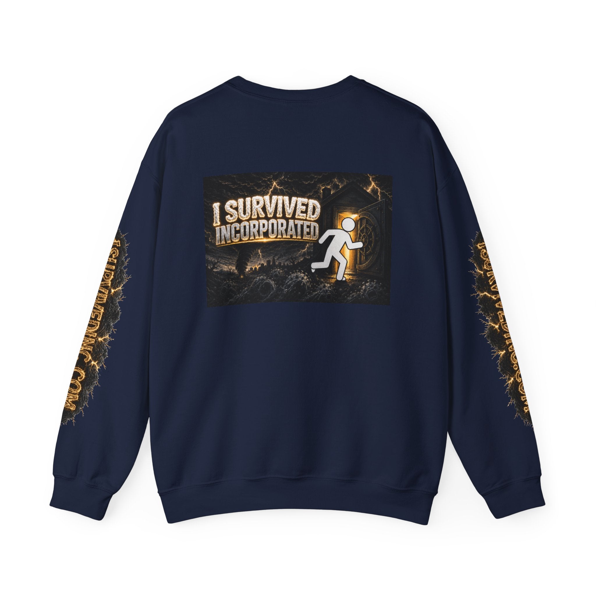 I Survived 2020 — Original Design Teaser Tee | Season 1 Premiere Drop Unisex Heavy Blend™ Crewneck Sweatshirt (SPECIAL EDITION)
