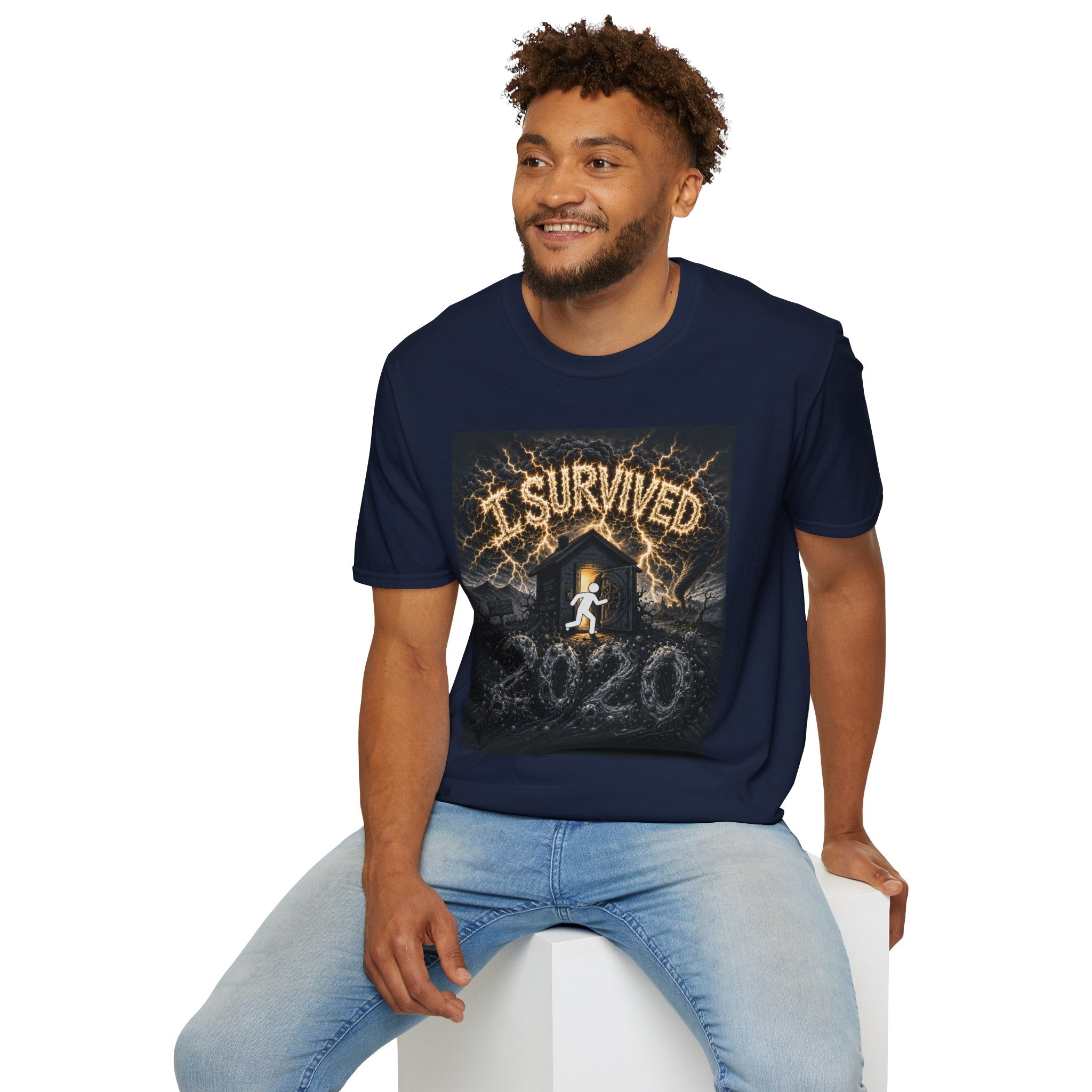 I Survived 2020 — Original PILOT Design Unisex Softstyle T-Shirt
