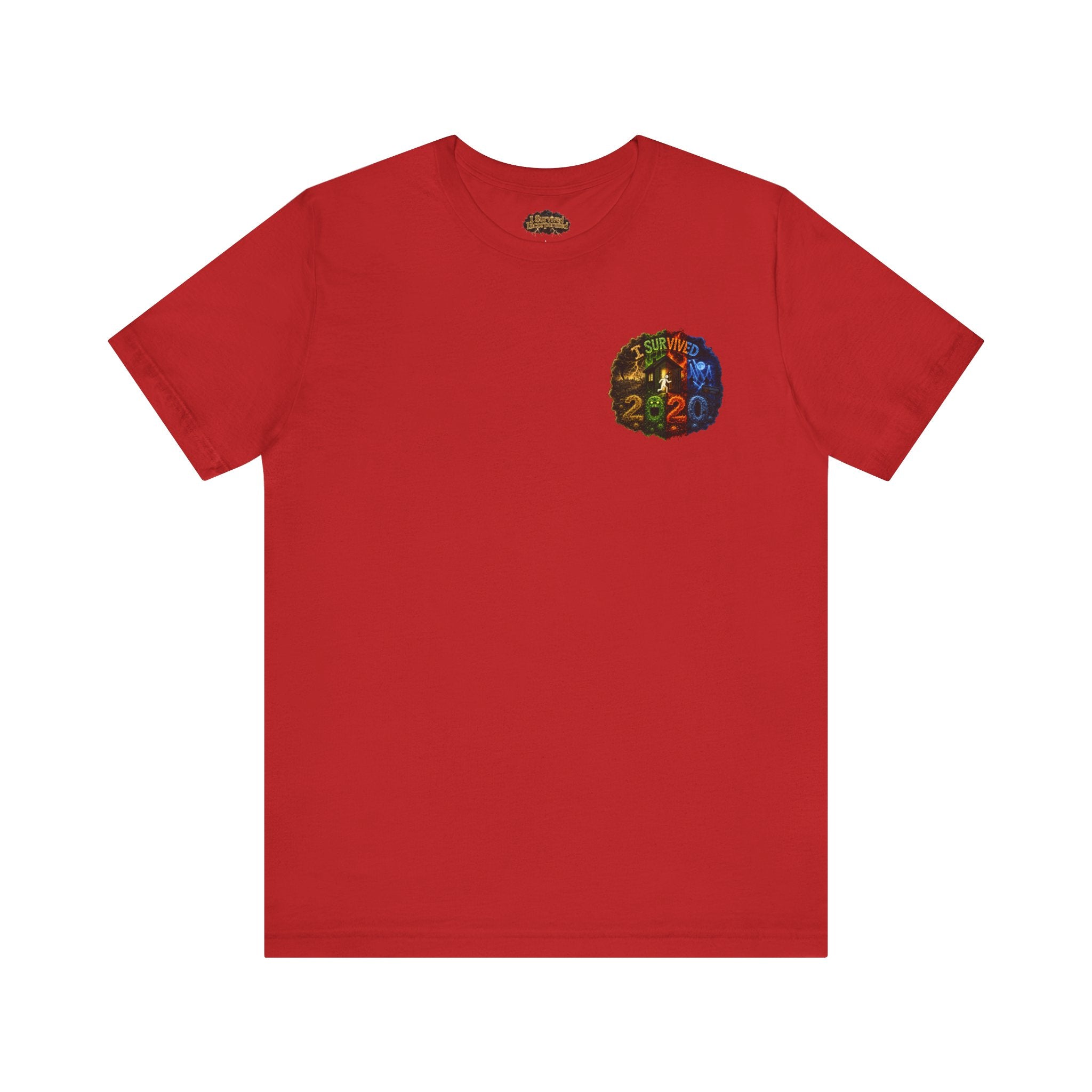 I Survived 2020 — "No Signal" Test Pattern Tee Alien Broadcast Finale Summer Premiere Unisex Jersey Short Sleeve Tee