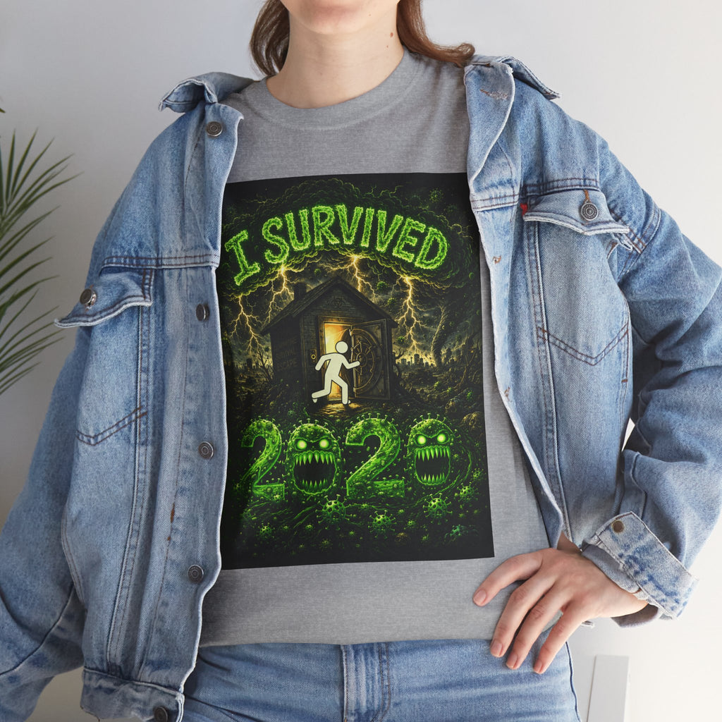 I Survived 2020 — S1:E4 "Mask Madness Mayhem Moment" | Pandemic Edition Unisex Heavy Cotton Tee (SPECIAL EDITION)