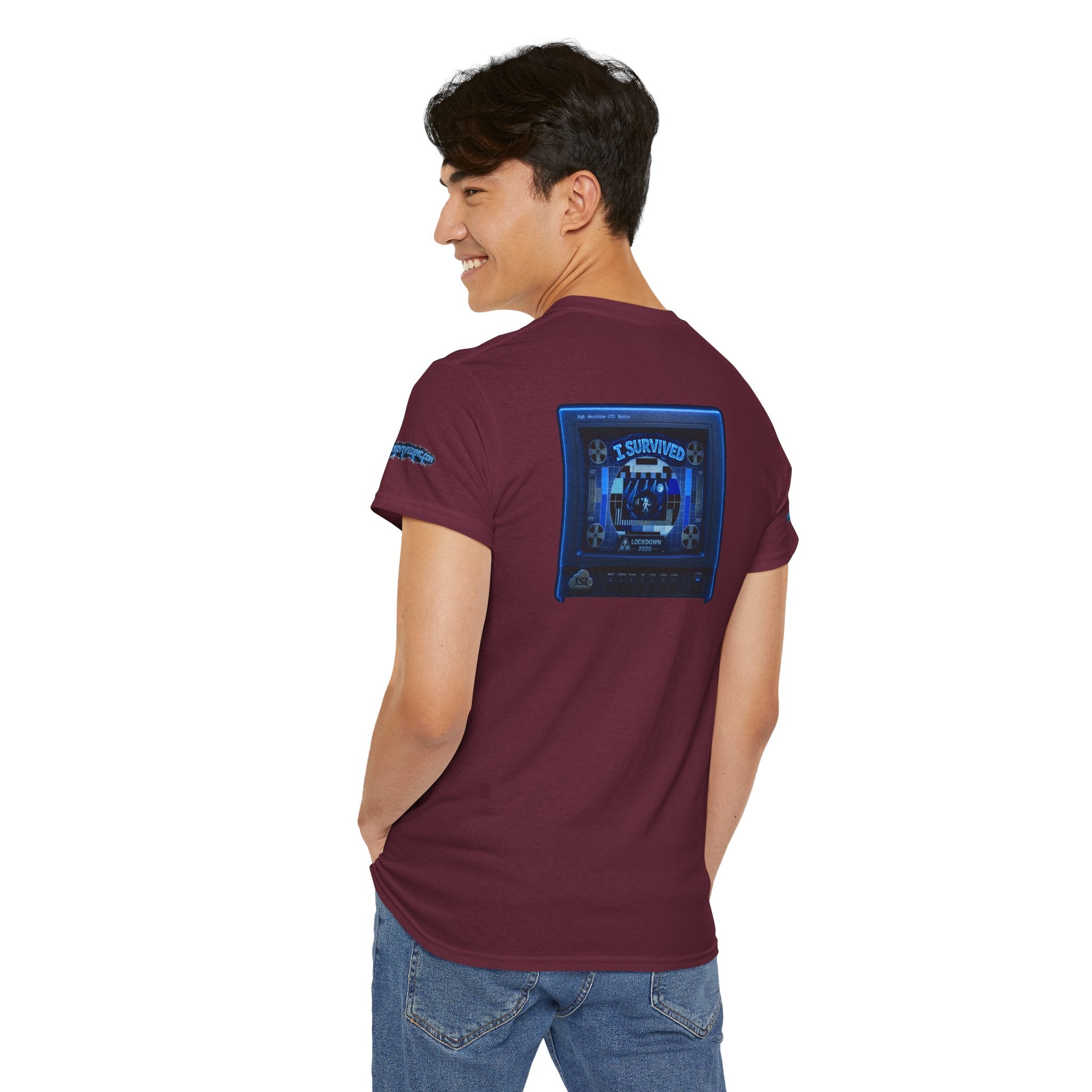 I Survived 2020 — "Please Stand By" Test Pattern Tee Lockdown Special Edition Summer Exclusive Unisex Heavy Cotton Tee