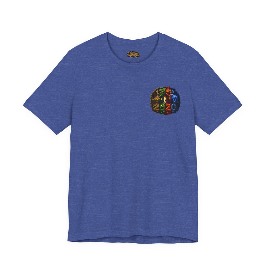 I Survived 2020 — "No Signal" Test Pattern Tee Alien Broadcast Finale Summer Premiere Unisex Jersey Short Sleeve Tee