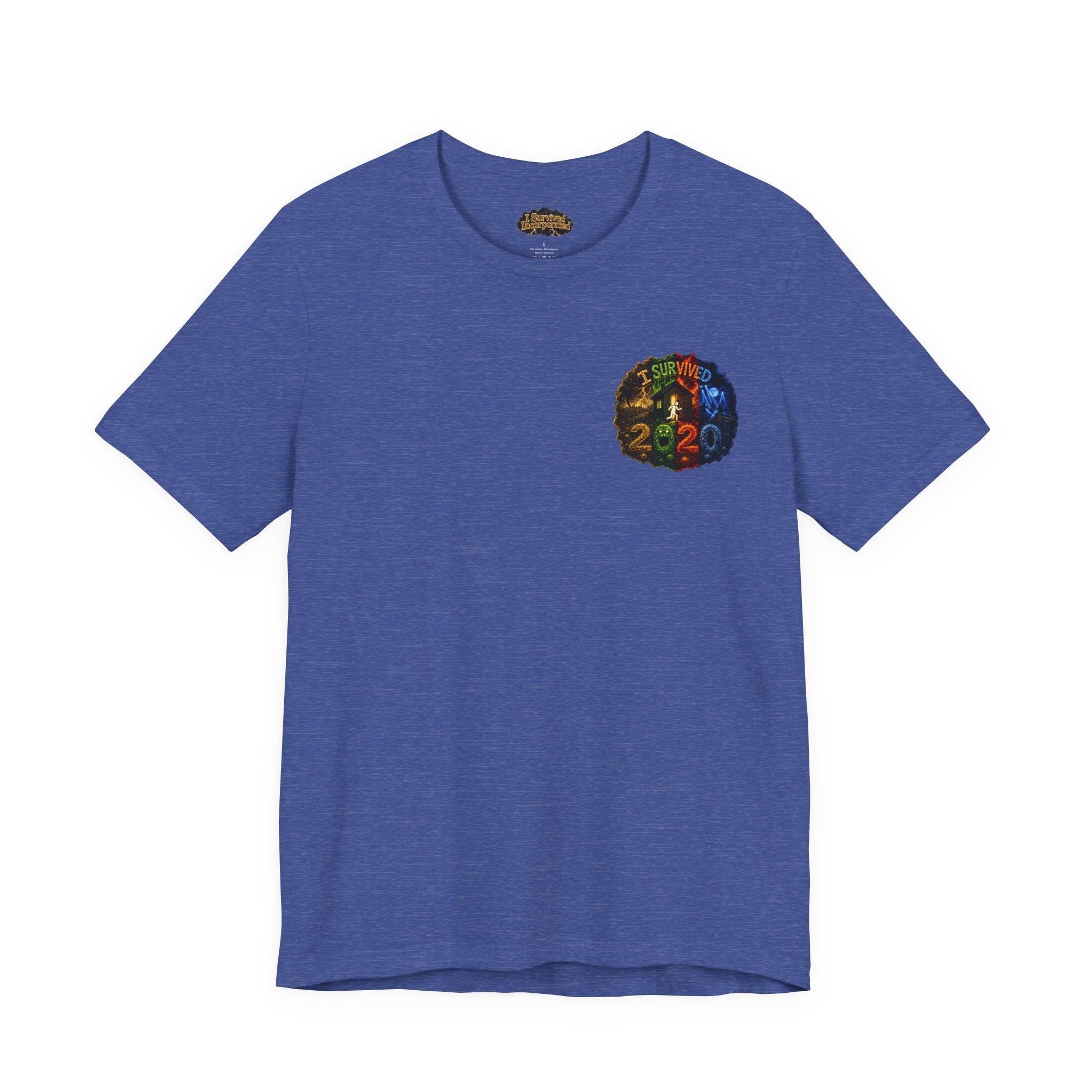 I Survived 2020 — "No Signal" Test Pattern Tee Alien Broadcast Finale Summer Premiere Unisex Jersey Short Sleeve Tee