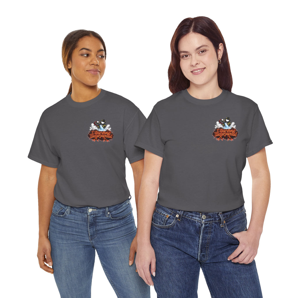 I Survived 2020 — "Please Stand By" Test Pattern Tee Wildfire Signal Edition Summer Premiere Unisex Heavy Cotton Tee