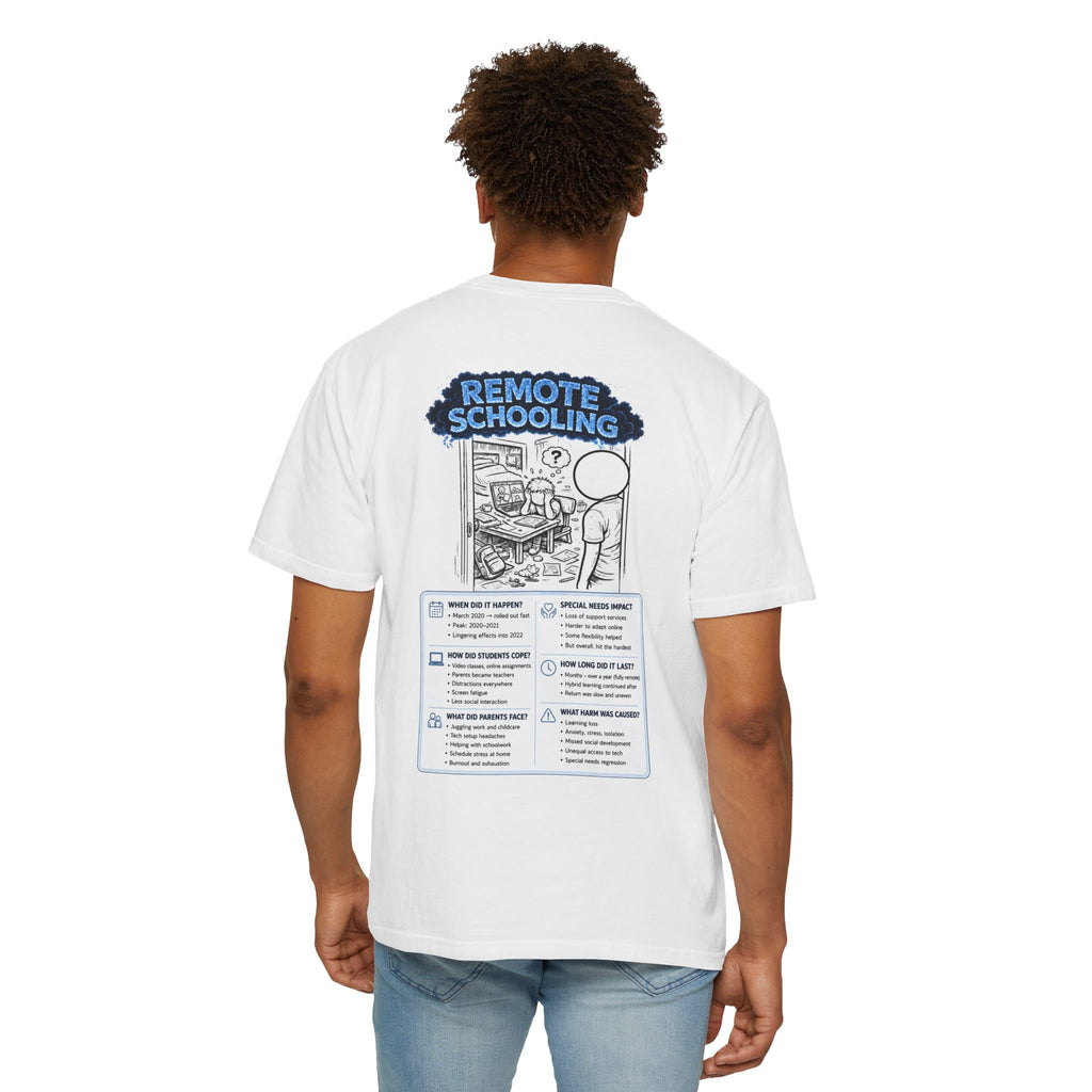 I Survived 2020 — Director's Cut S3:E3 "Remote Schooling" | Lockdown Edition Documentary Unisex Garment-Dyed T-shirt