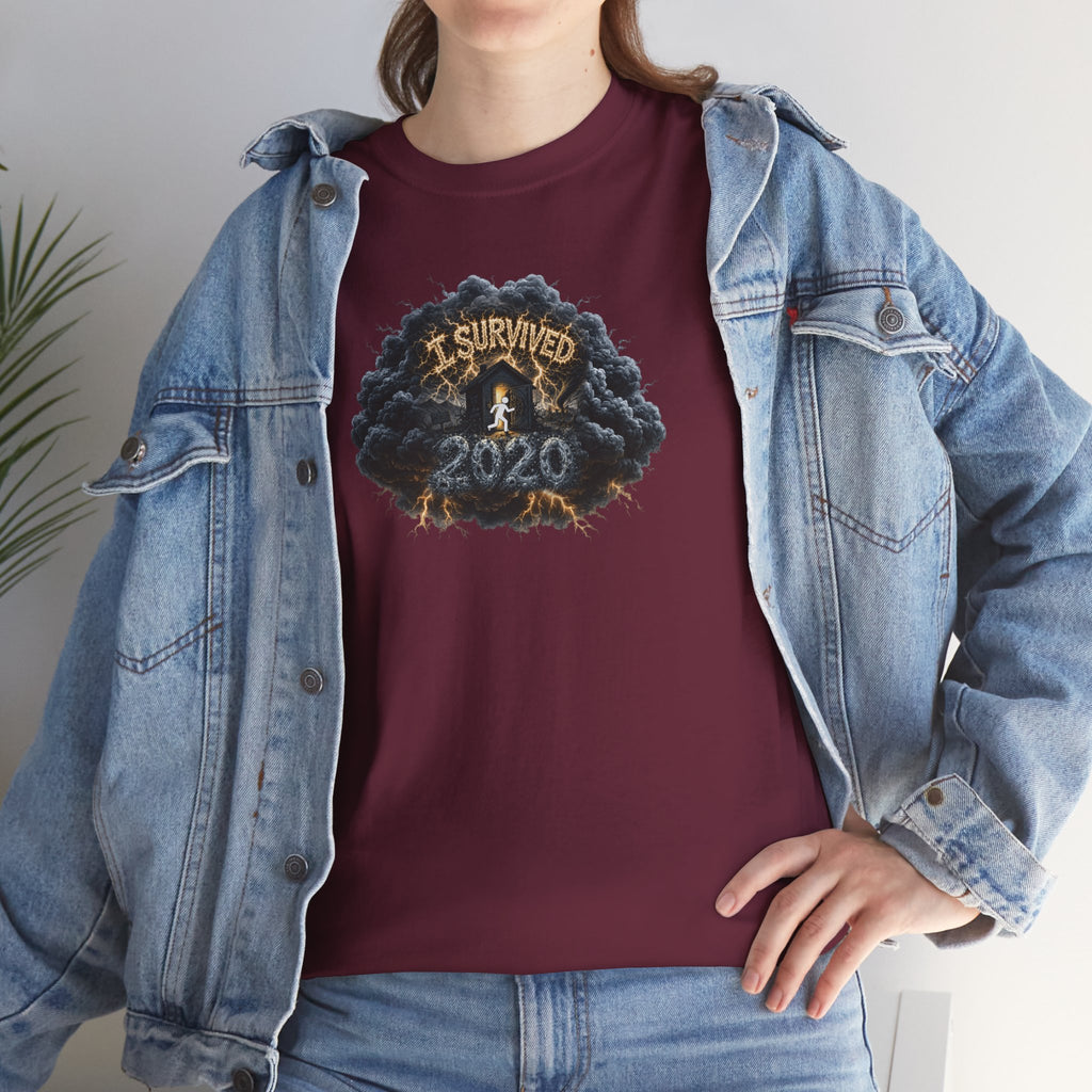 I Survived 2020 — Original PILOT Design: Director's Cut Special Edition Unisex Heavy Cotton Tee