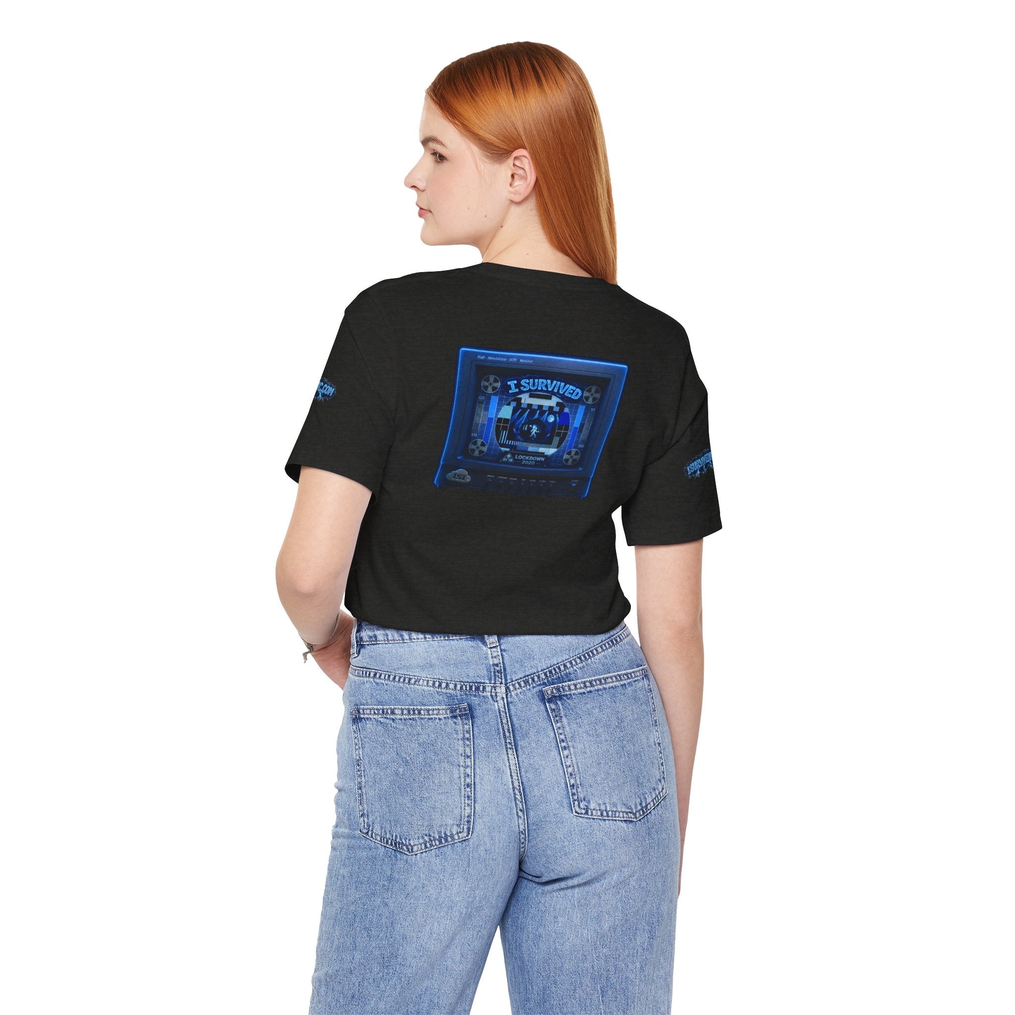 I Survived 2020 — "Please Stand By" Test Pattern Tee Lockdown Special Edition Summer Exclusive Unisex Jersey Short Sleeve Tee