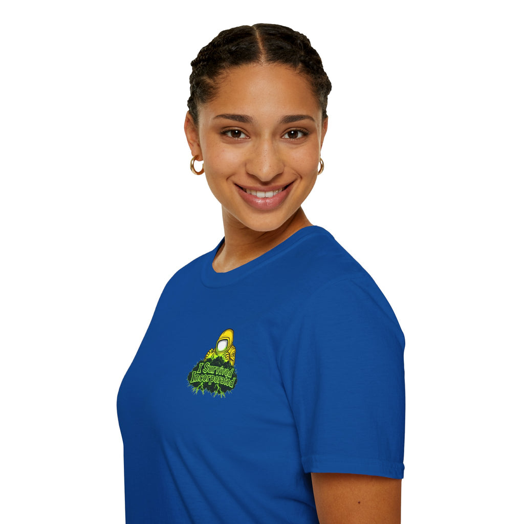 I Survived 2020 — "Please Stand By" Test Pattern Toxic Signal Tee Summer Premiere Unisex Softstyle T-Shirt