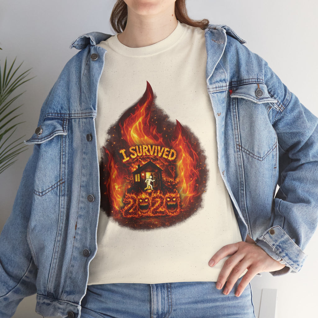 I Survived 2020 — Director's Cut S2:E2 "The Bobcat Fire" | Wildfire Edition Memorial Unisex Heavy Cotton Tee