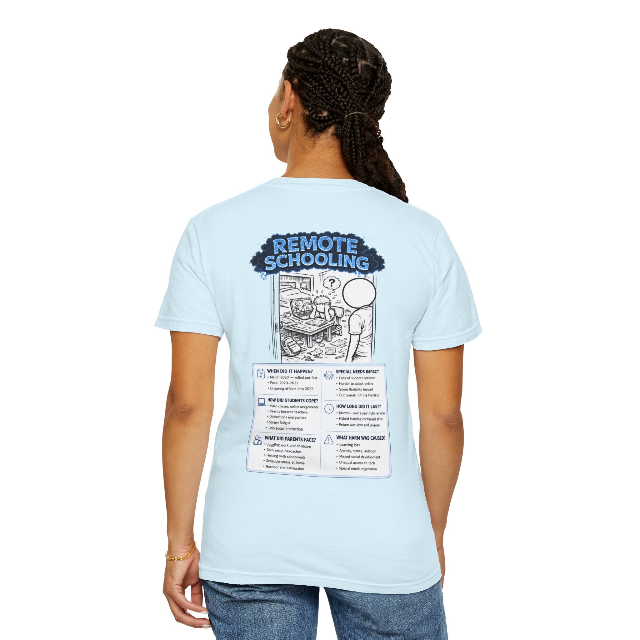 I Survived 2020 — Director's Cut S3:E3 "Remote Schooling" | Lockdown Edition Documentary Unisex Garment-Dyed T-shirt