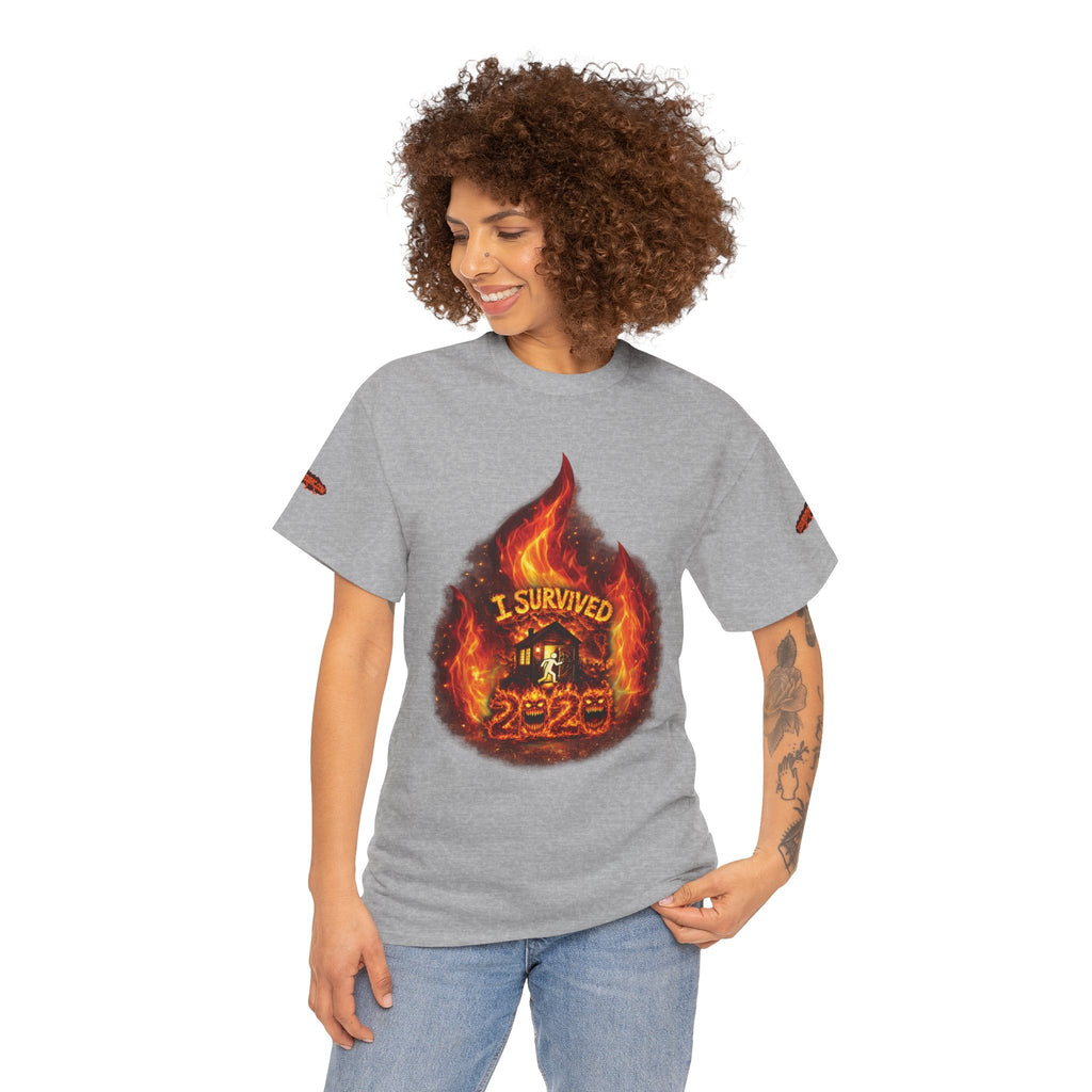 I Survived 2020 — Director's Cut S2:E3 "The California Wildfires" | Wildfire Edition Memorial Unisex Heavy Cotton Tee (SPECIAL EDITION)