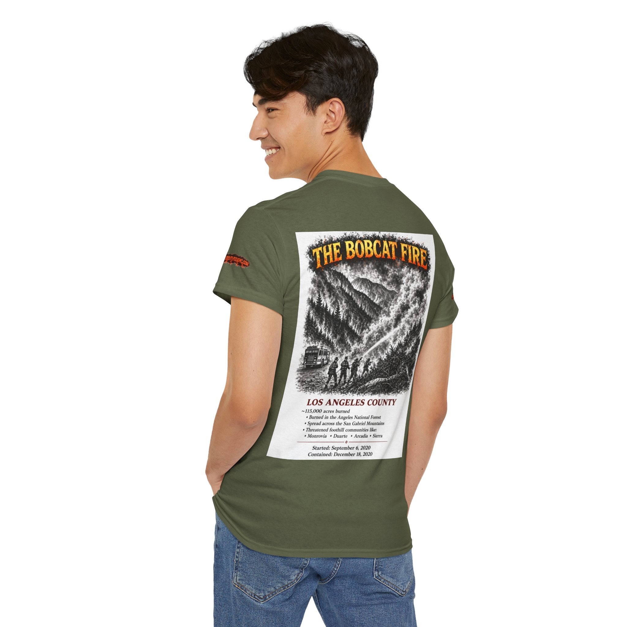 I Survived 2020 — S2:E2 "The Bobcat Fire" | Wildfire Edition Memorial Unisex Heavy Cotton Tee (SPECIAL EDITION)