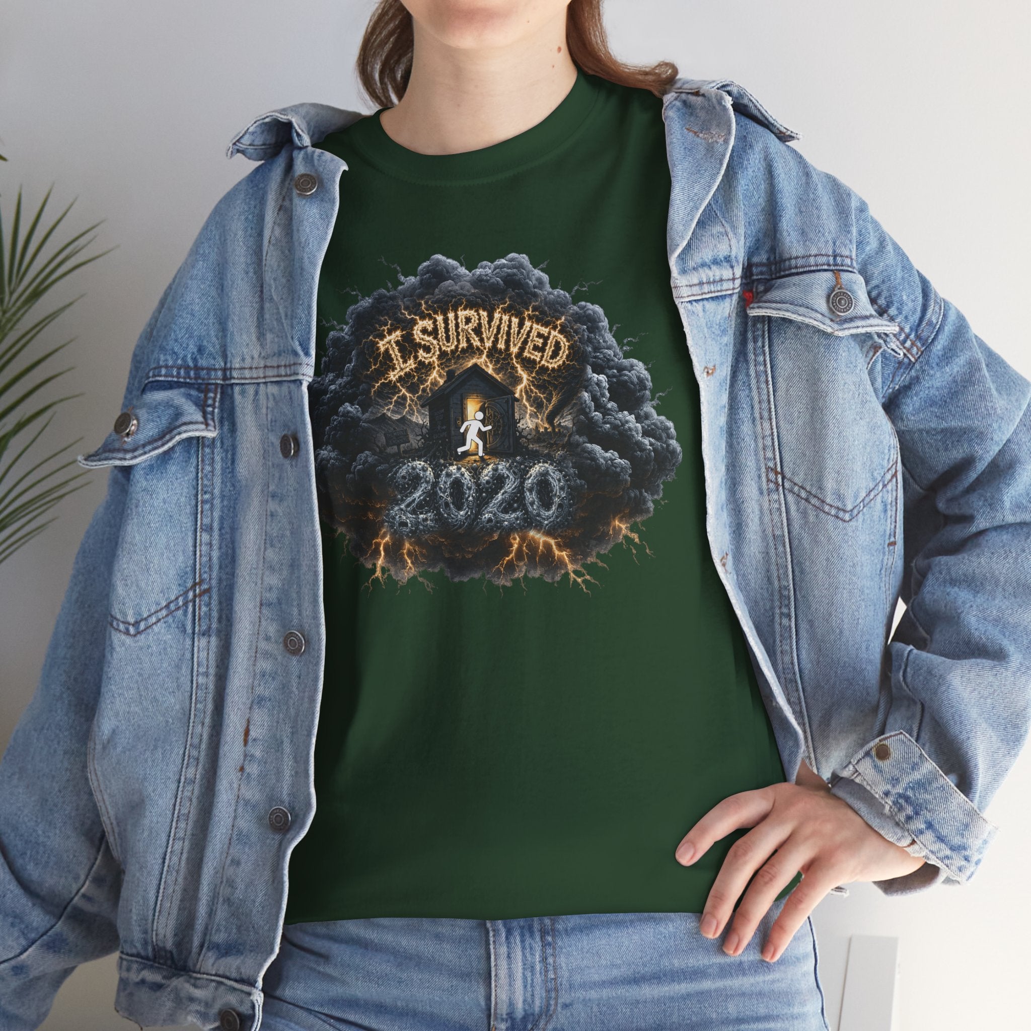 I Survived 2020 — Director's Cut Original Design Teaser Tee | Season 1 Premiere Drop Unisex Heavy Cotton Tee