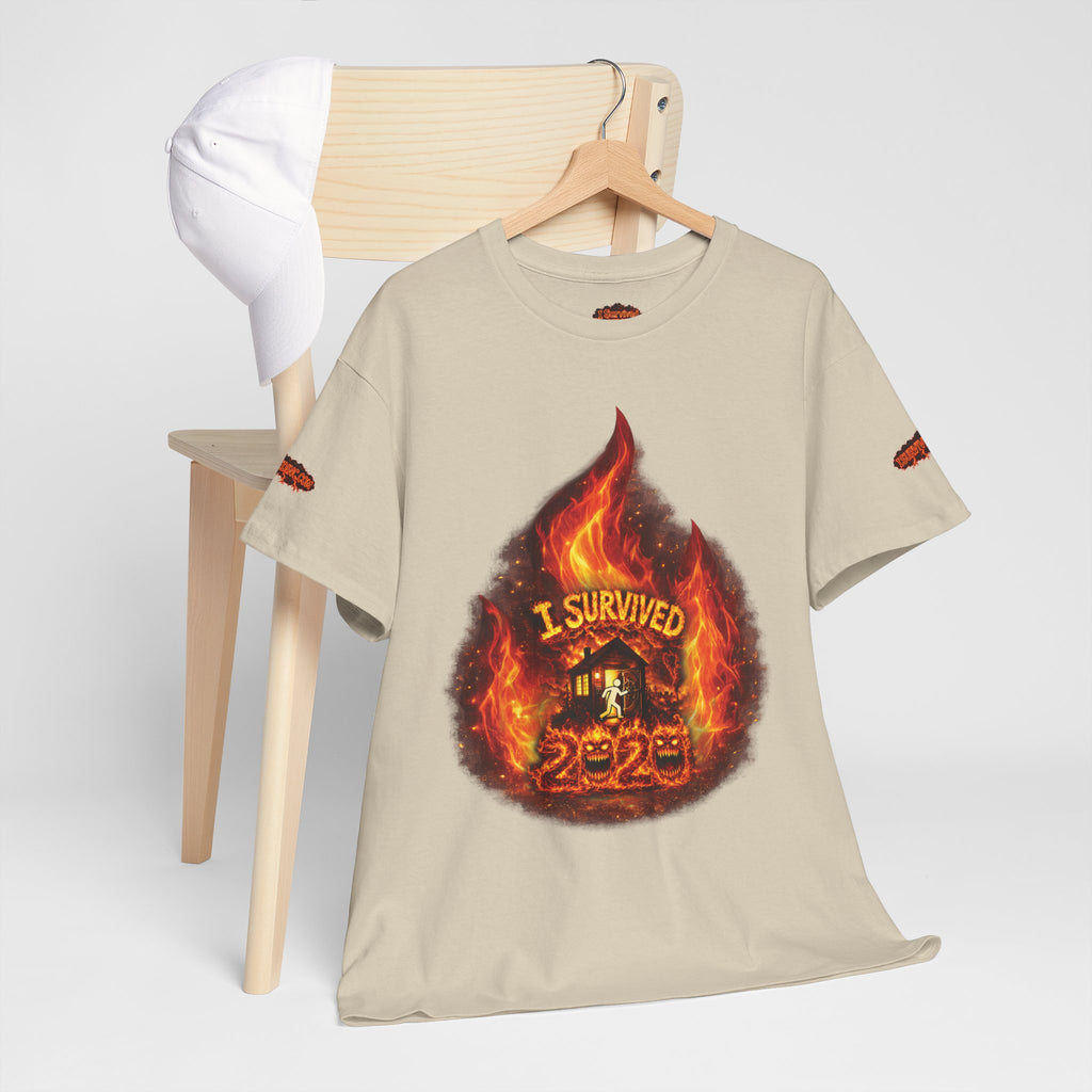 I Survived 2020 — Director's Cut S2:E1 "Berry Creek" | Wildfire Edition Memorial Unisex Heavy Cotton Tee (SPECIAL EDITION)