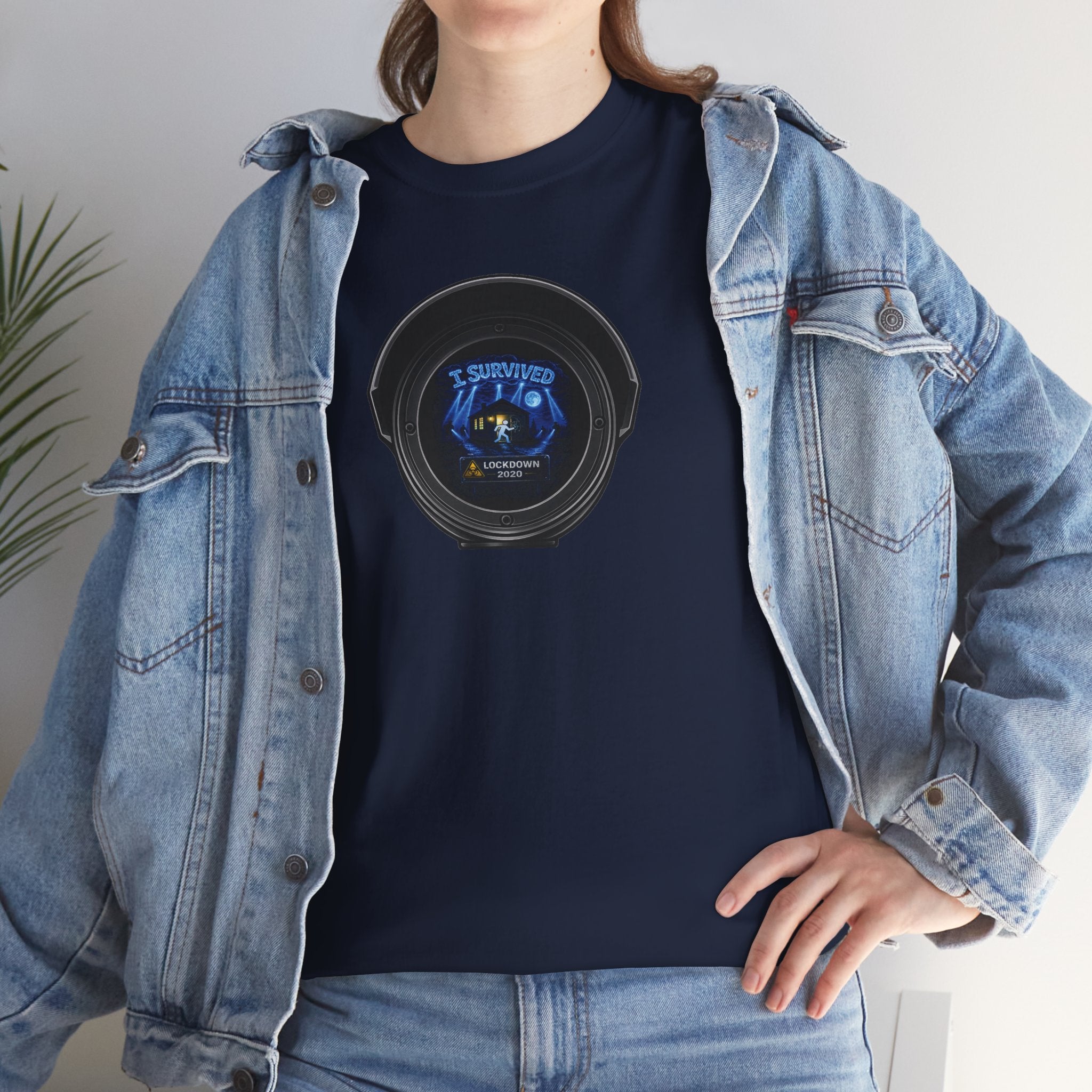 I Survived 2020 — LOCKDOWN S3:E1: Director's Cut "Quarantine" Unisex Heavy Cotton Tee