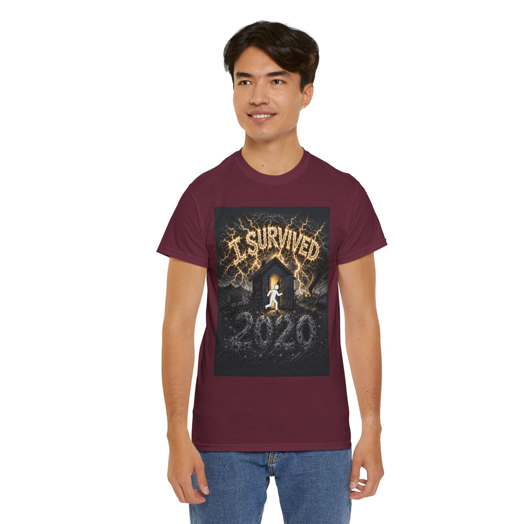 I Survived 2020 — Original PILOT Design Unisex Heavy Cotton Tee