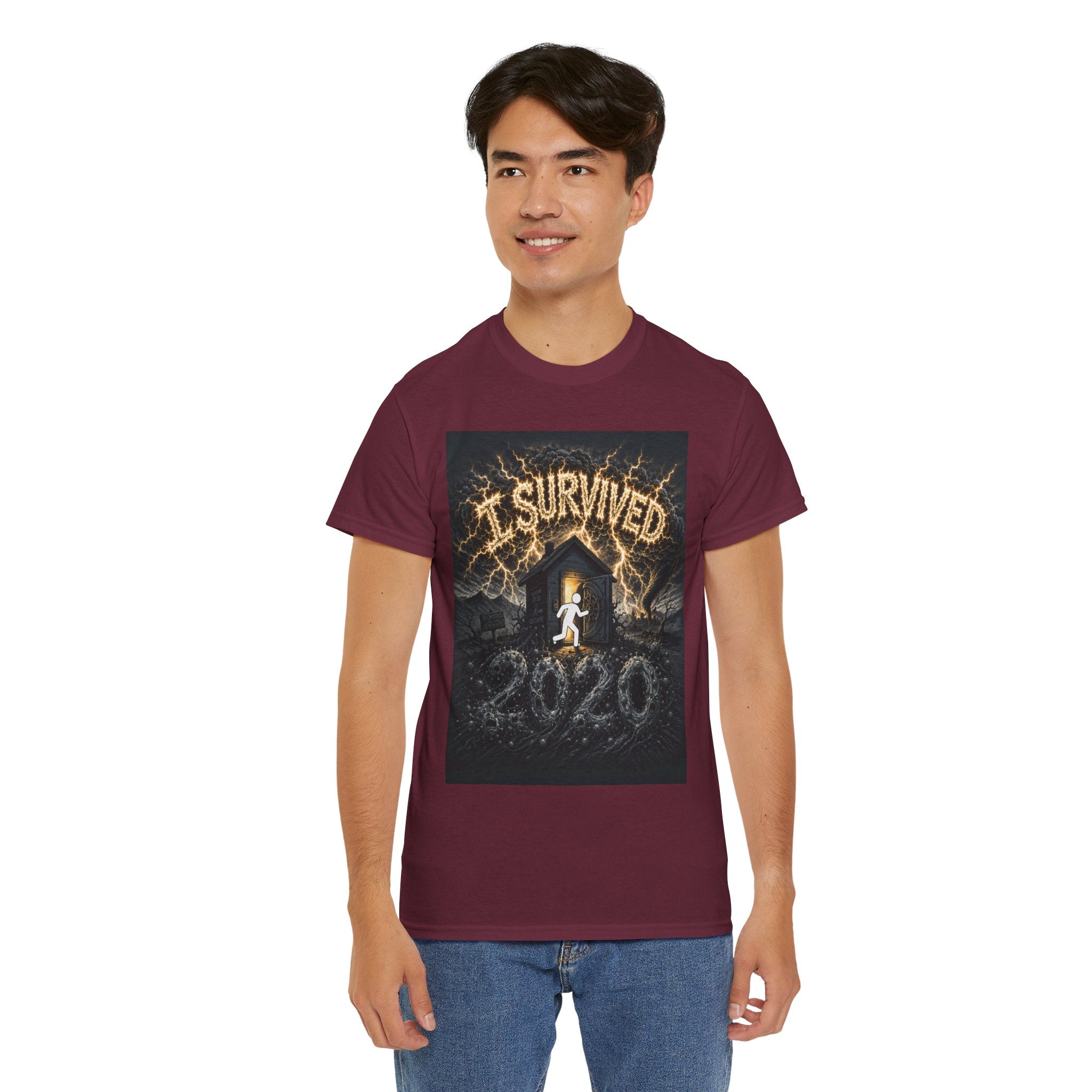 I Survived 2020 — Original PILOT Design Unisex Heavy Cotton Tee