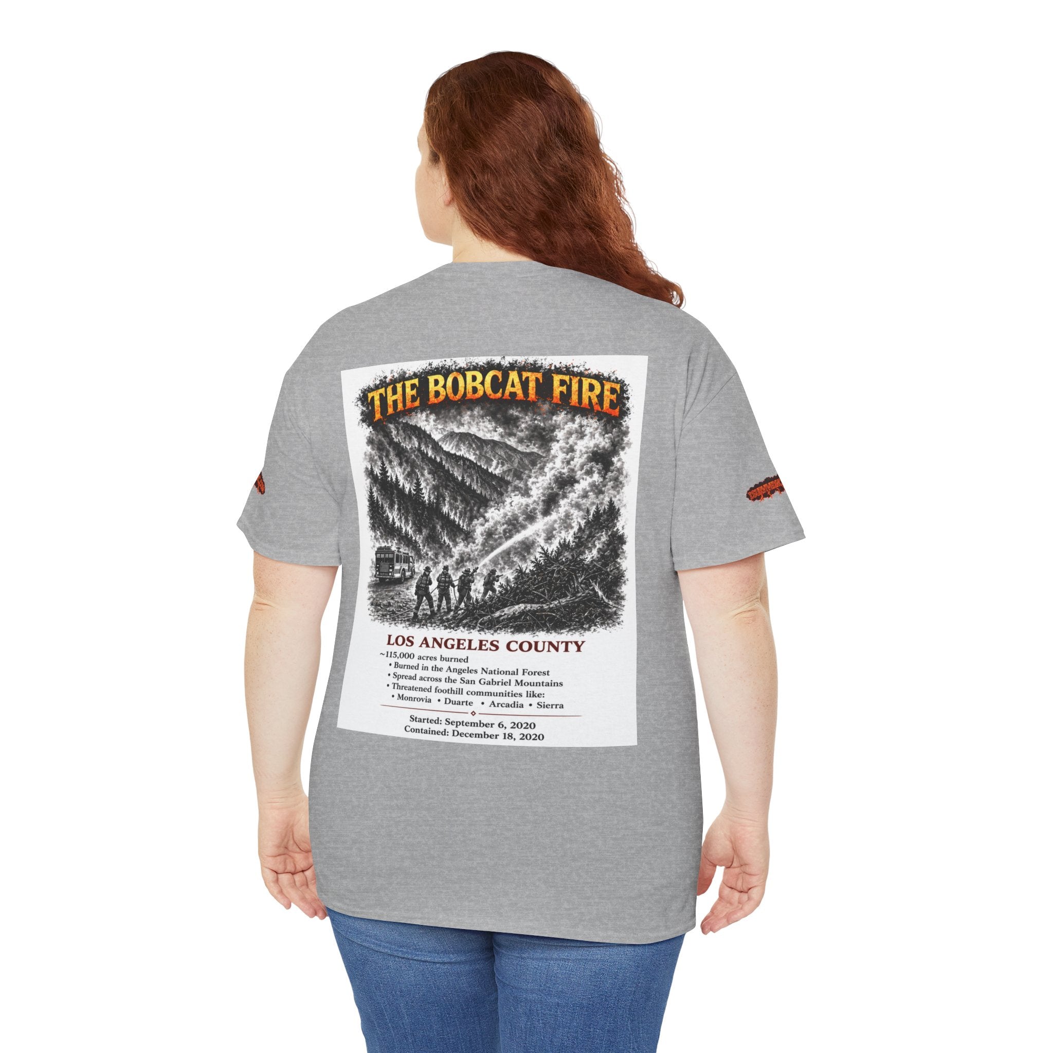 I Survived 2020 — S2:E2 "The Bobcat Fire" | Wildfire Edition Memorial Unisex Heavy Cotton Tee (SPECIAL EDITION)