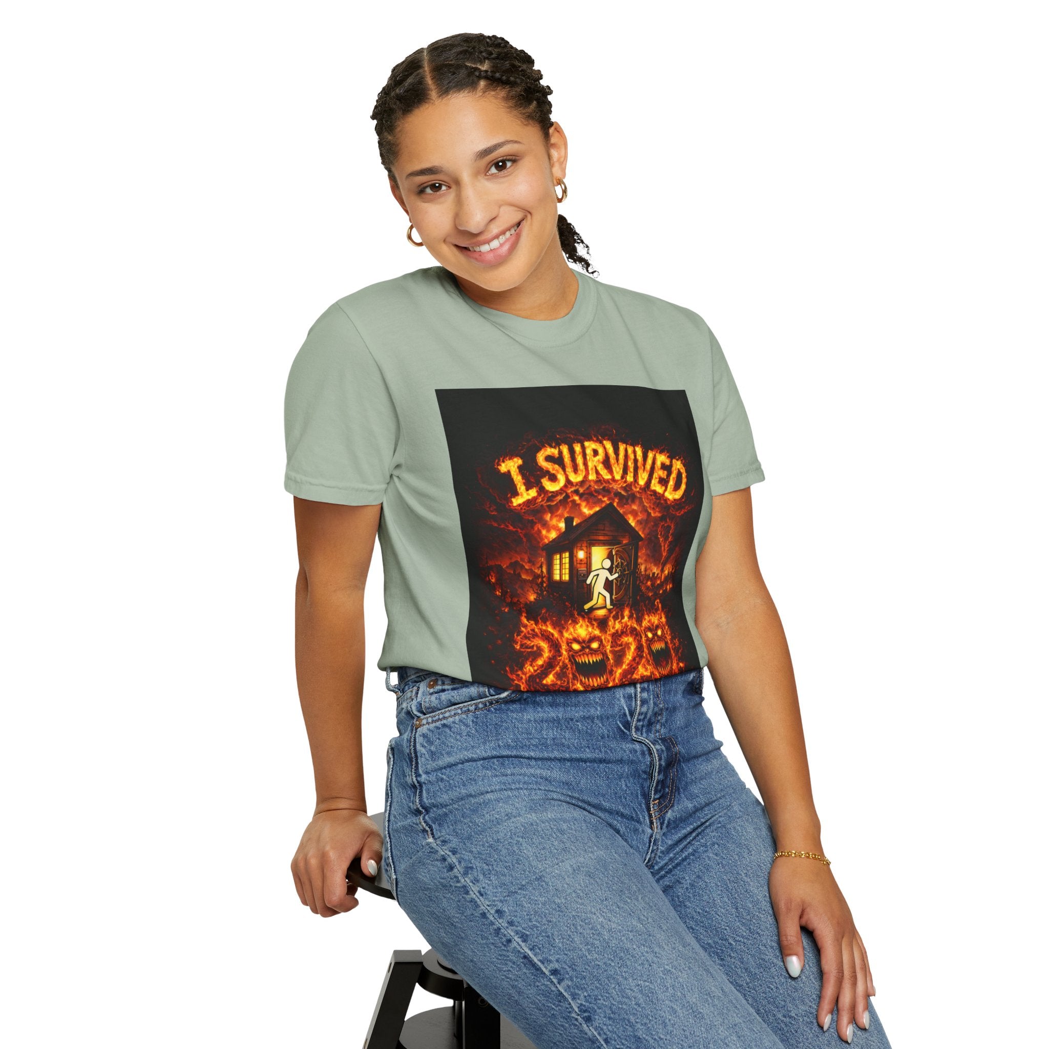 I Survived 2020 — S2:E3 "The California Wildfires" | Wildfire Edition Memorial Unisex Garment-Dyed T-shirt