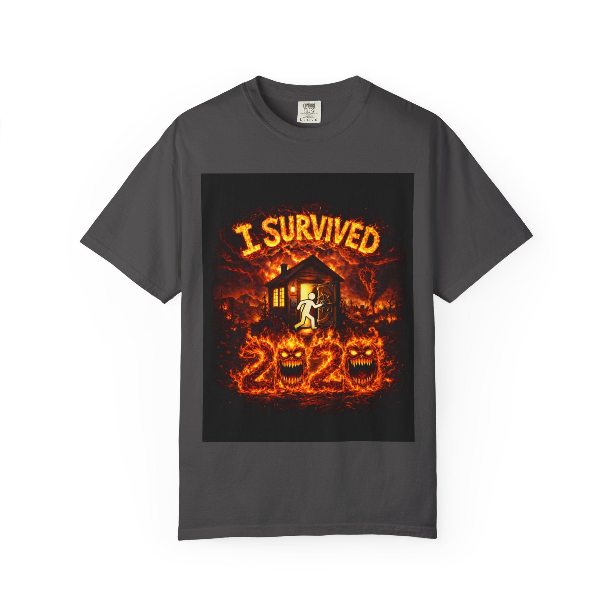 I Survived 2020 — WILDFIRES S2:E2: "The Bobcat Fire" Memorial Unisex Garment-Dyed T-shirt
