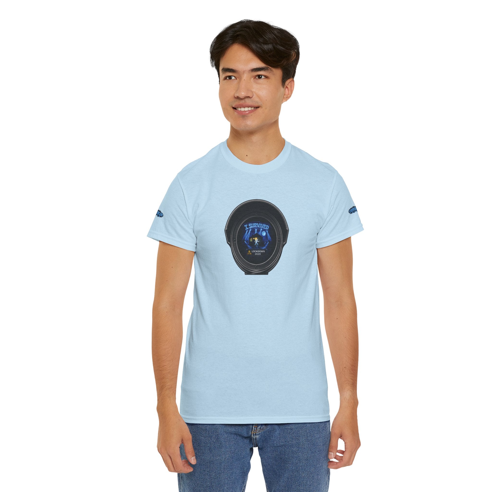 I Survived 2020 — LOCKDOWN S3:E3: Director's Cut Special Edition "Remote Schooling" Unisex Heavy Cotton Tee