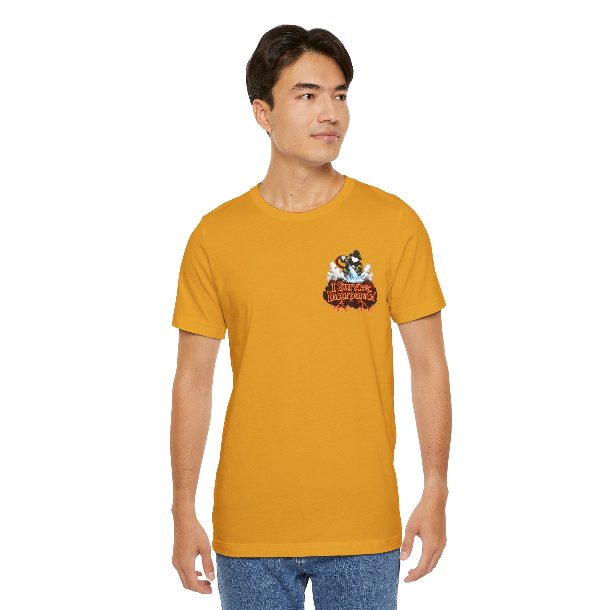 I Survived 2020 — "Please Stand By" Test Pattern Tee Wildfire Signal Edition Summer Premiere Unisex Jersey Short Sleeve Tee