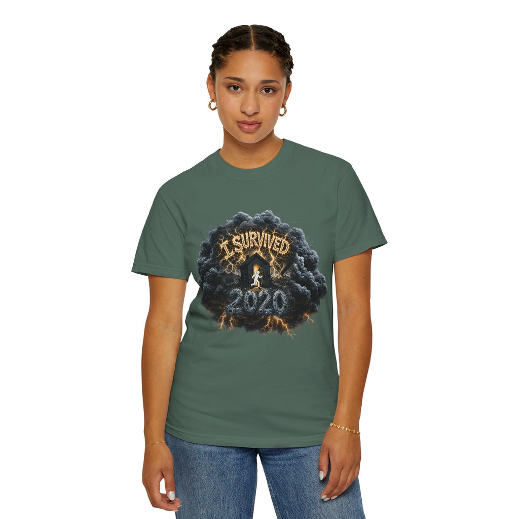 I Survived 2020 — Director's Cut Original Design Teaser Tee | Season 1 Premiere Drop Unisex Garment-Dyed T-shirt