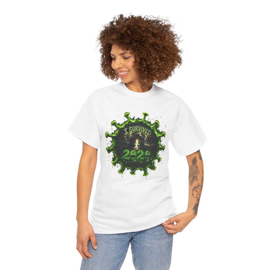 I Survived 2020 — Director's Cut S1:E3 "The Jab!" | Pandemic Edition Unisex Heavy Cotton Tee