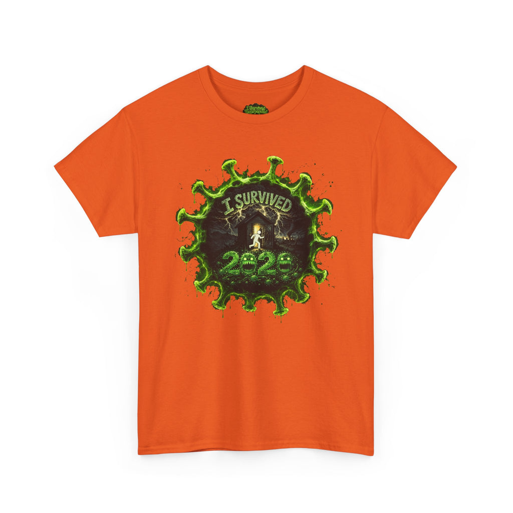 I Survived 2020 — Director's Cut S1:E1 "COVID-19: The Coronavirus" | Pandemic Edition Unisex Heavy Cotton Tee