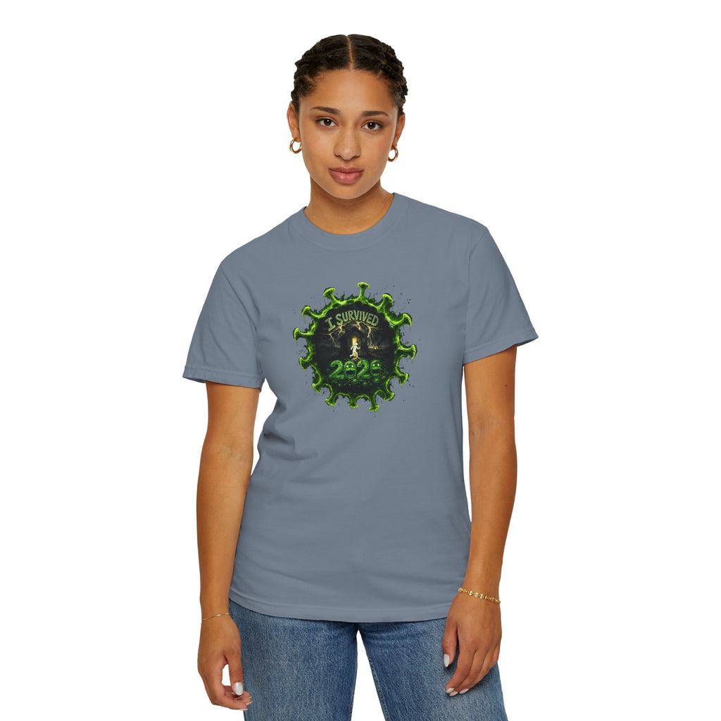 I Survived 2020 — PANDEMIC S1:E5: Director's Cut "Delivery Doomsday" Unisex Garment-Dyed T-shirt