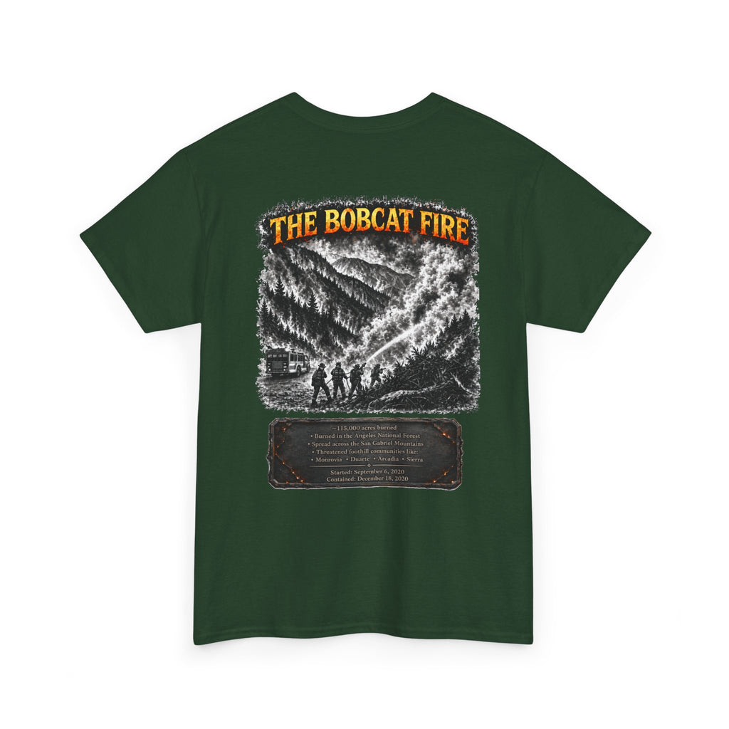 I Survived 2020 — Director's Cut S2:E2 "The Bobcat Fire" | Wildfire Edition Memorial Unisex Heavy Cotton Tee