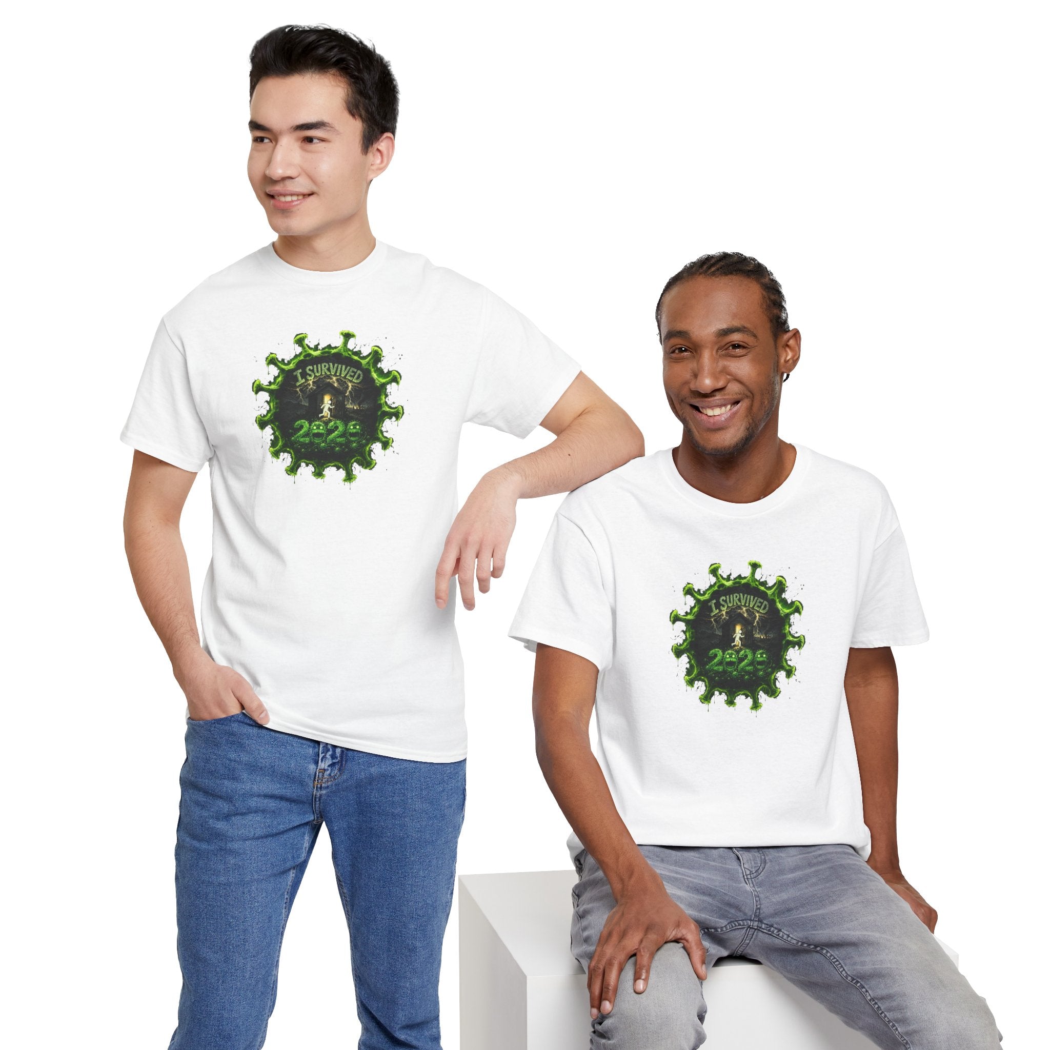 I Survived 2020 —  PANDEMIC S1:E5: Director's Cut "Delivery Doomsday" Unisex Heavy Cotton Tee