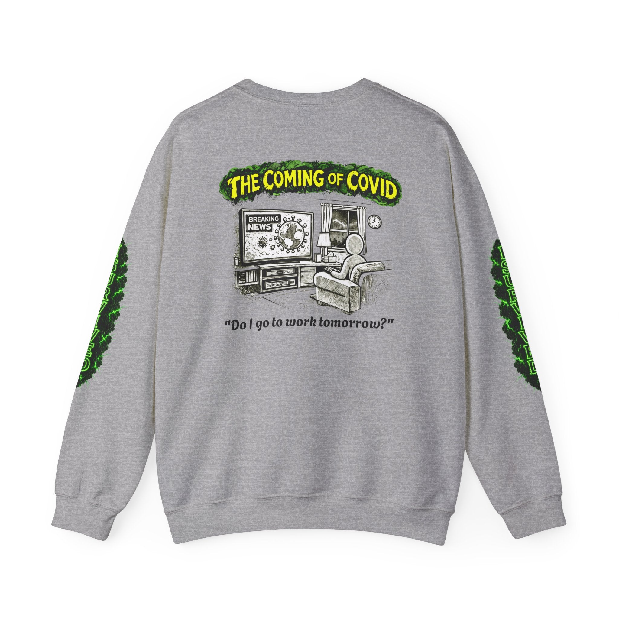I Survived 2020 — PANDEMIC S1:E2: Director's Cut "The Coming of COVID" Unisex Heavy Blend™ Crewneck Sweatshirt