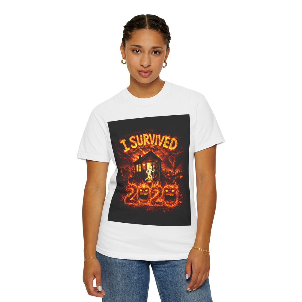 I Survived 2020 — S2:E2 "The Bobcat Fire" | Wildfire Edition Memorial Unisex Garment-Dyed T-shirt
