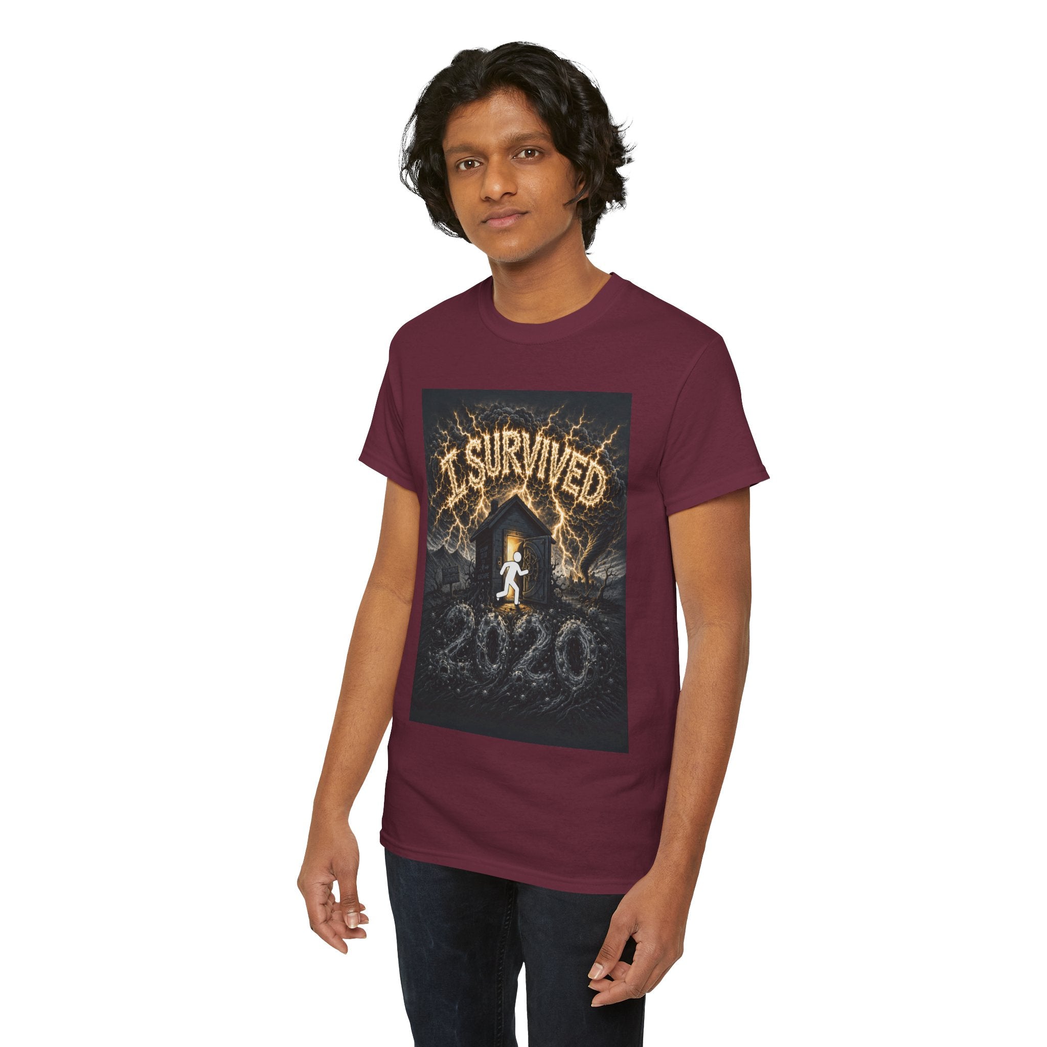 I Survived 2020 — Original PILOT Design Unisex Heavy Cotton Tee