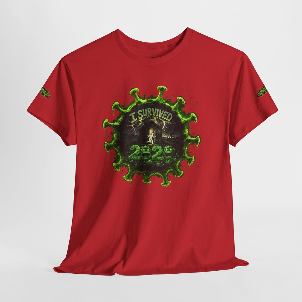 I Survived 2020 — Director's Cut S1:E1 "COVID-19: The Coronavirus" | Pandemic Edition Unisex Heavy Cotton Tee (SPECIAL EDITION)