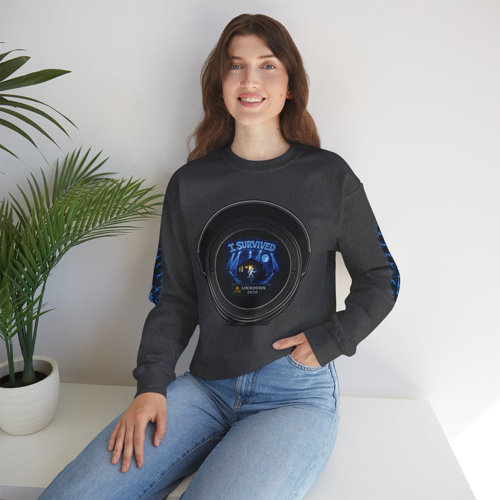 I Survived 2020 — Director's Cut S3:E1 "Quarantine" | Lockdown Edition Documentary Unisex Heavy Blend™ Crewneck Sweatshirt