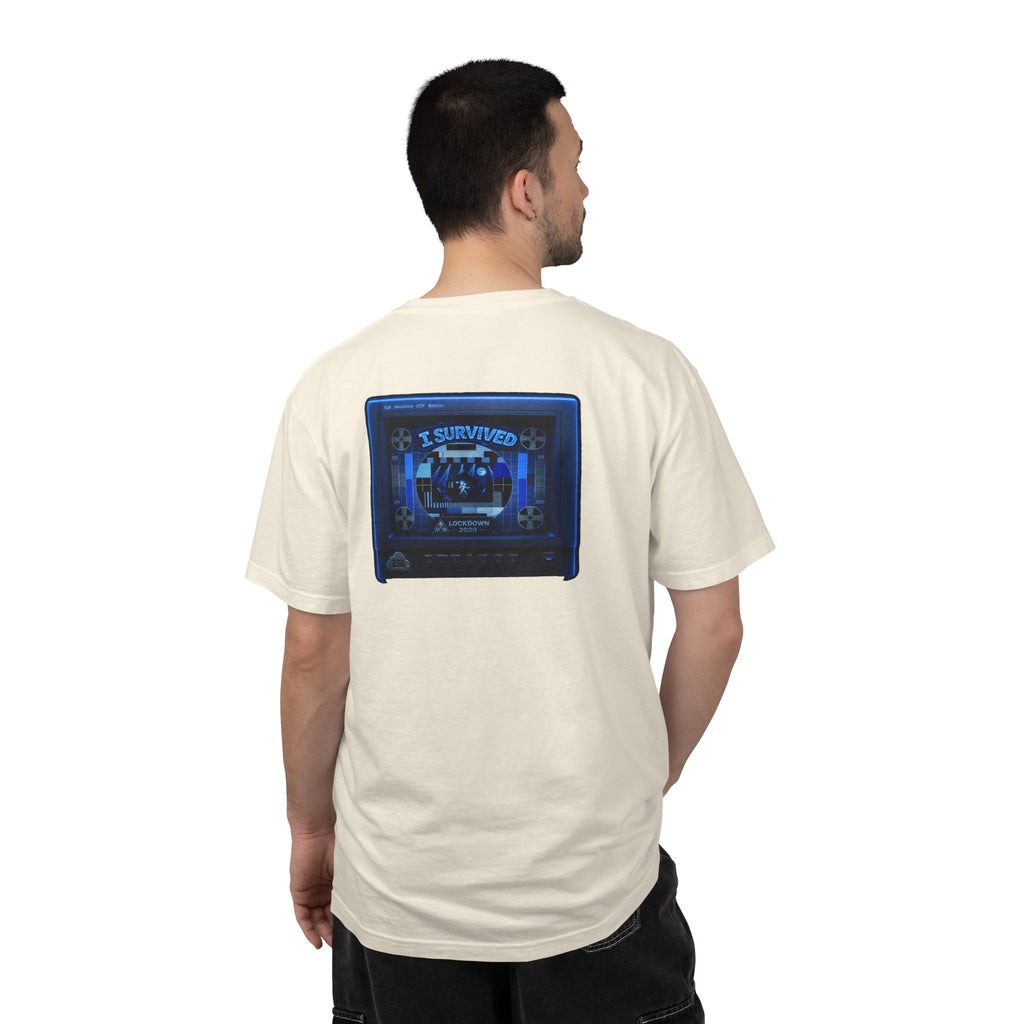 I Survived 2020 — "Please Stand By" Test Pattern Tee Lockdown Special Edition Summer Exclusive Unisex Garment-Dyed T-shirt